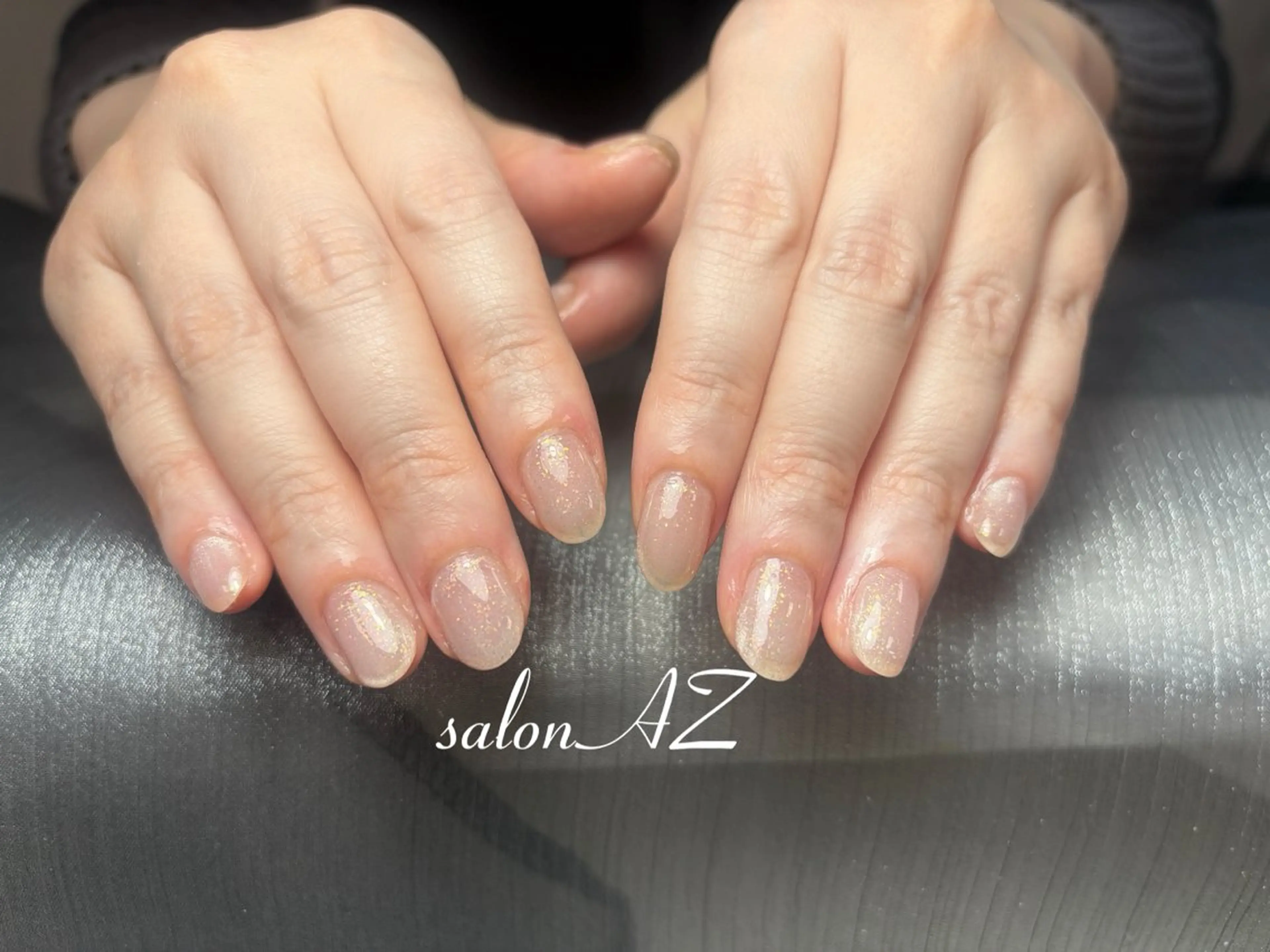 ネイル 長さ出し フットネイル フレンチネイル マグネットネイル ニュアンスネイル salon AZのネイルデザイン