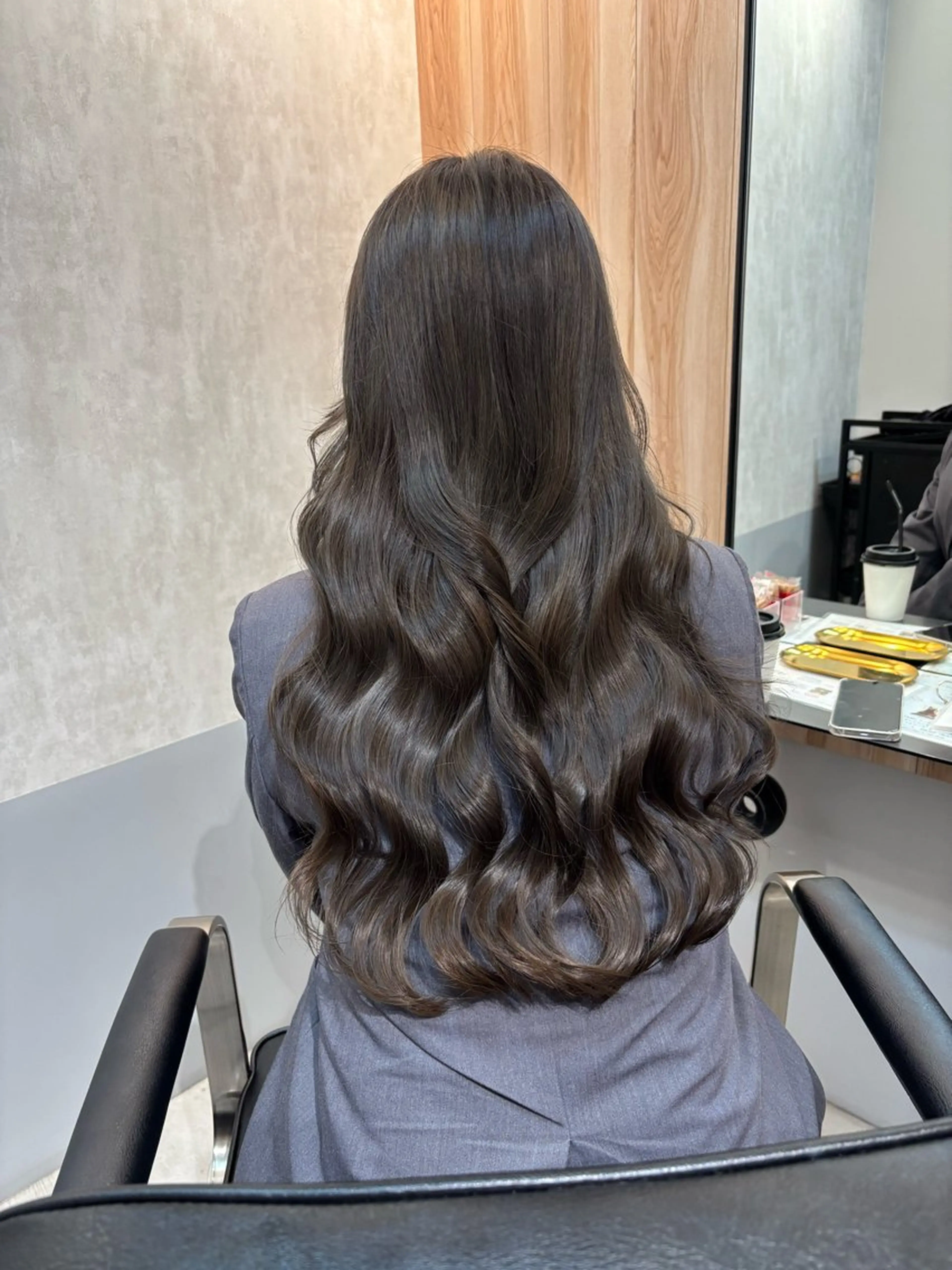 ロング カラー ヘアカラー トリートメント ✨津田佐功/兵庫三宮 /カラー/縮毛矯正✨のヘアスタイル