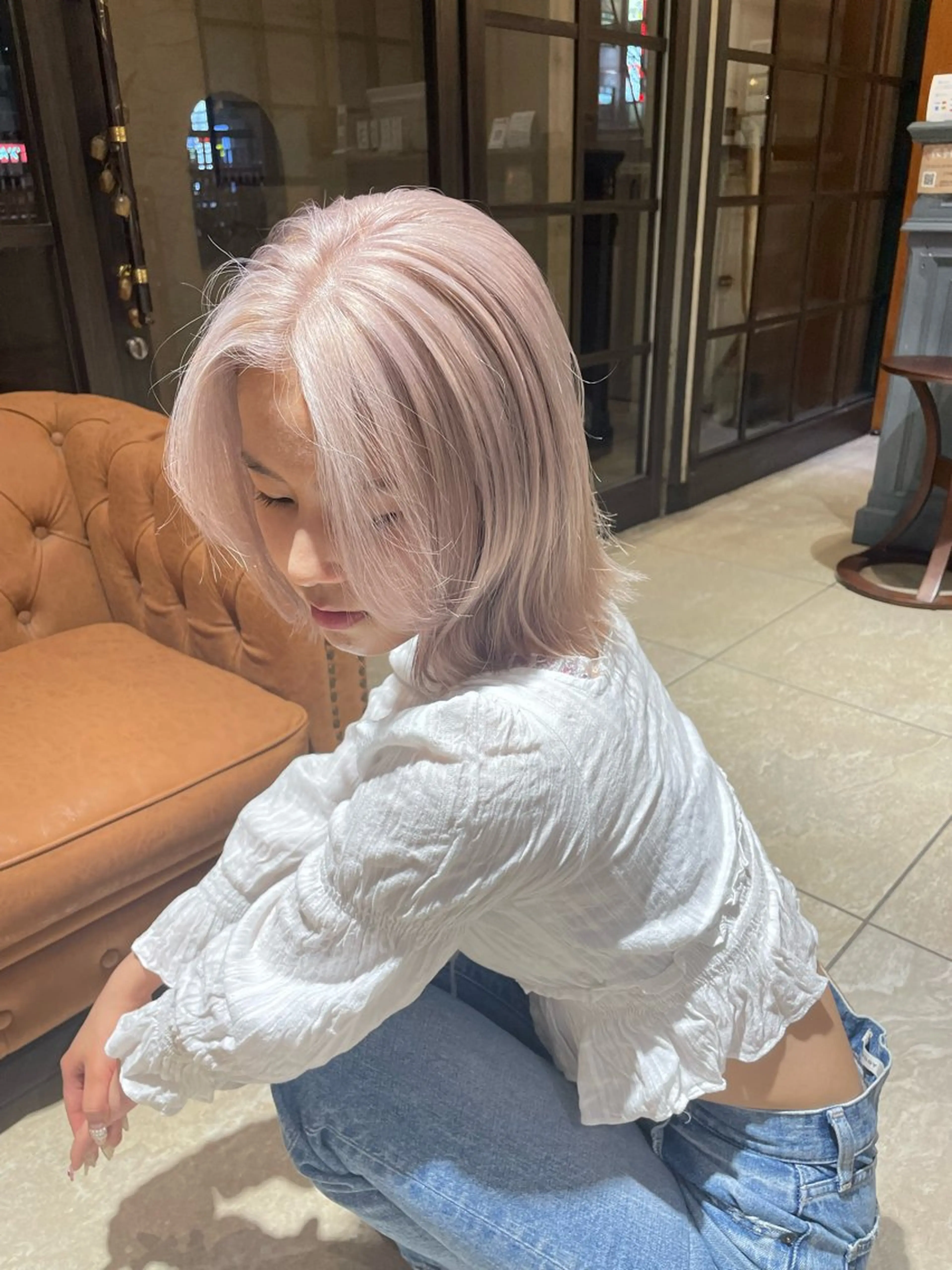 カラー 髪質改善カラー🫧 横浜/liberteのヘアスタイル