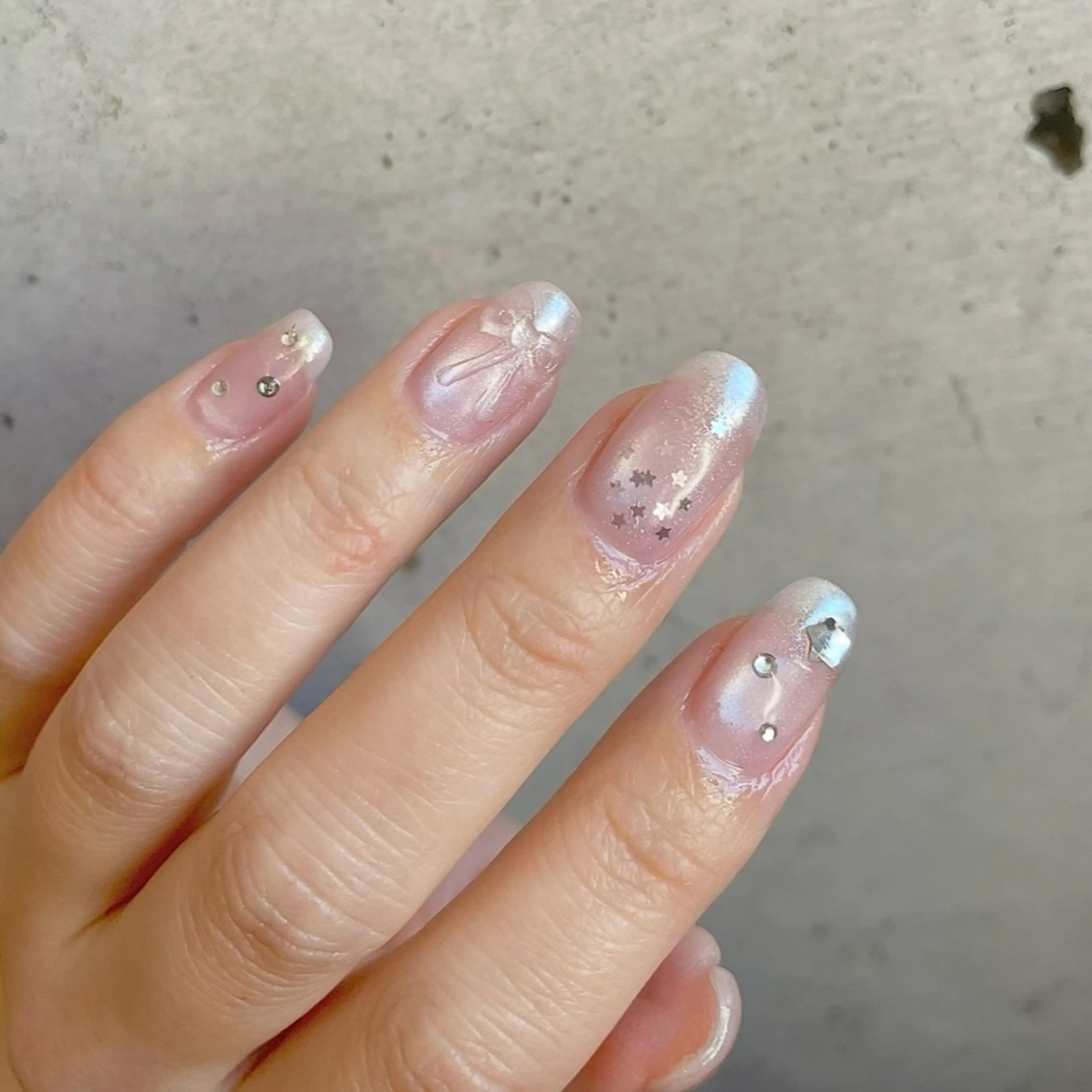 ネイル マグネットネイル ハンドネイル moufu.nail /sayaka 本町のネイルデザイン