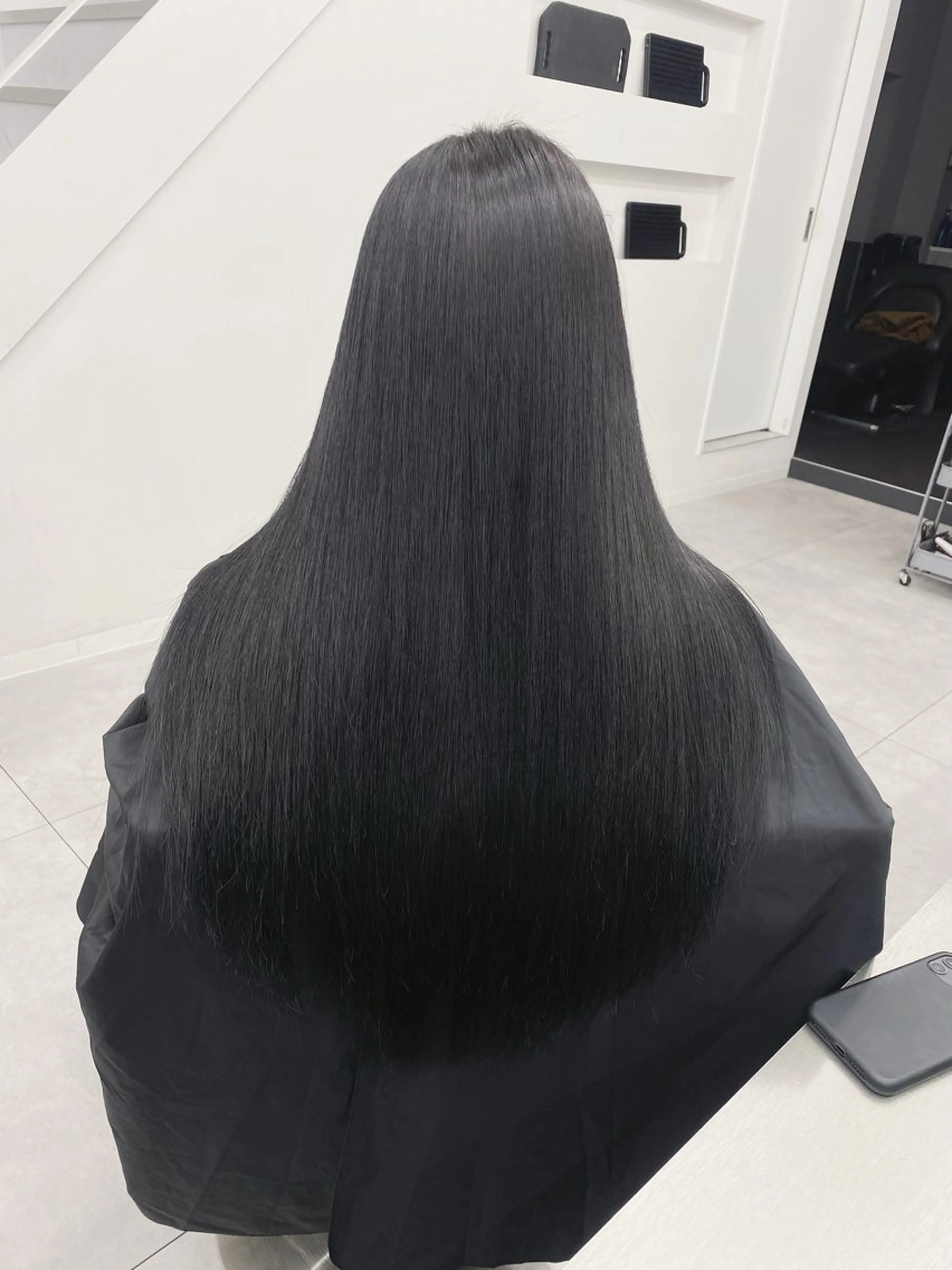 ロング 京都レイヤーカット うえひのヘアスタイル