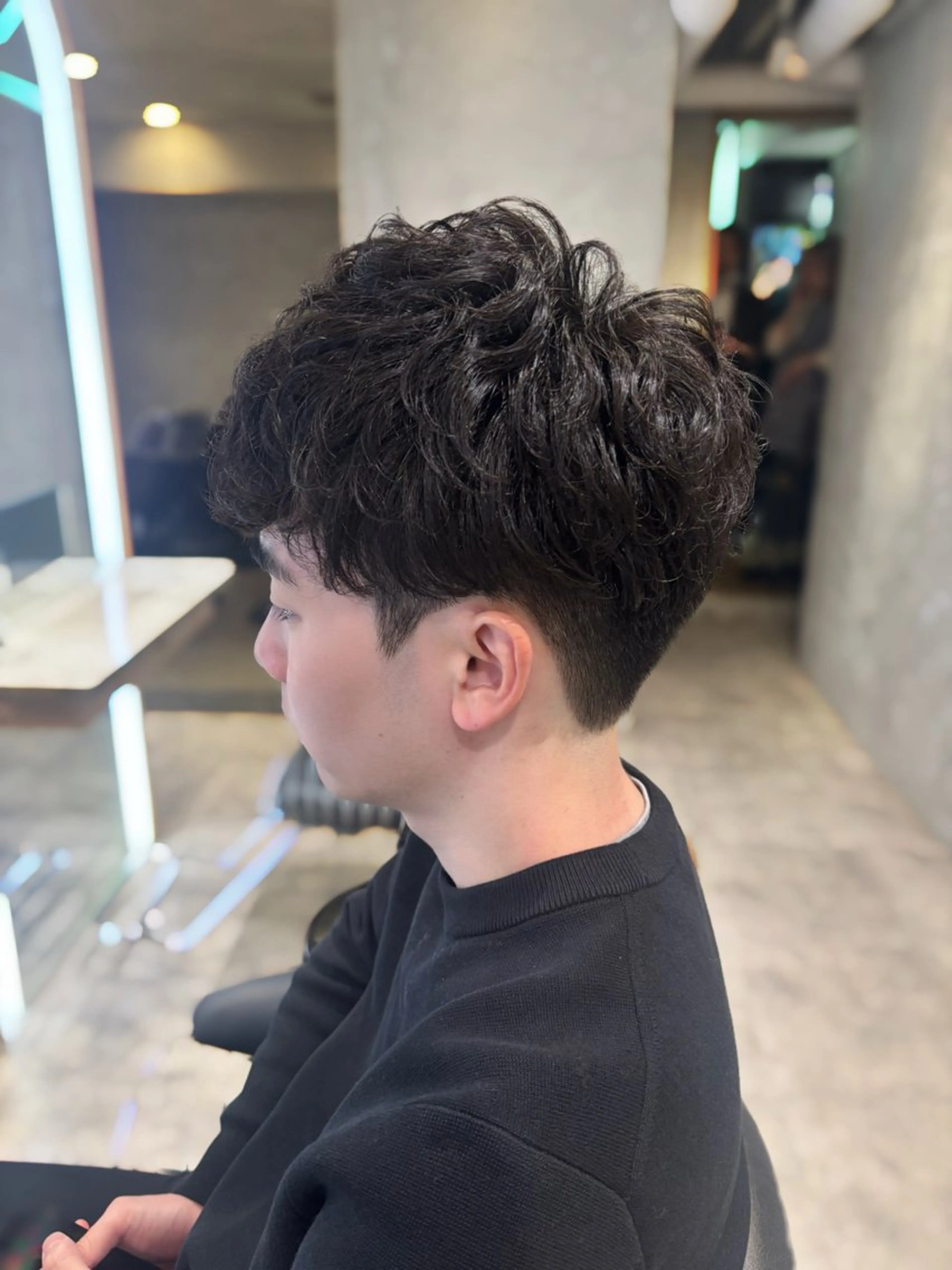 パーマ メンズ カット パーマ Rino 🎀🖤のヘアスタイル