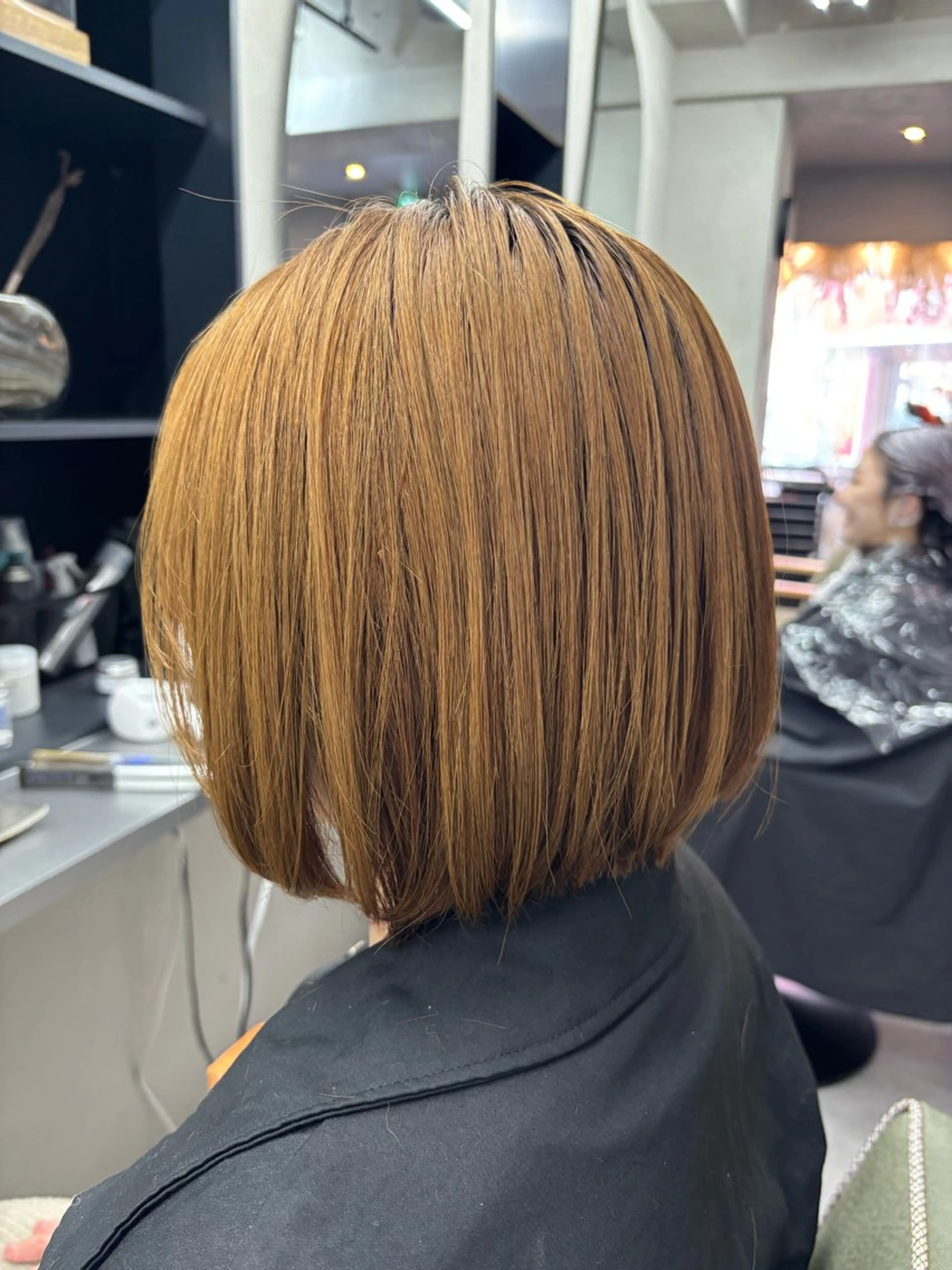 ショート カラー パーマ ボブ nico 麻生 やまざきれいのヘアスタイル