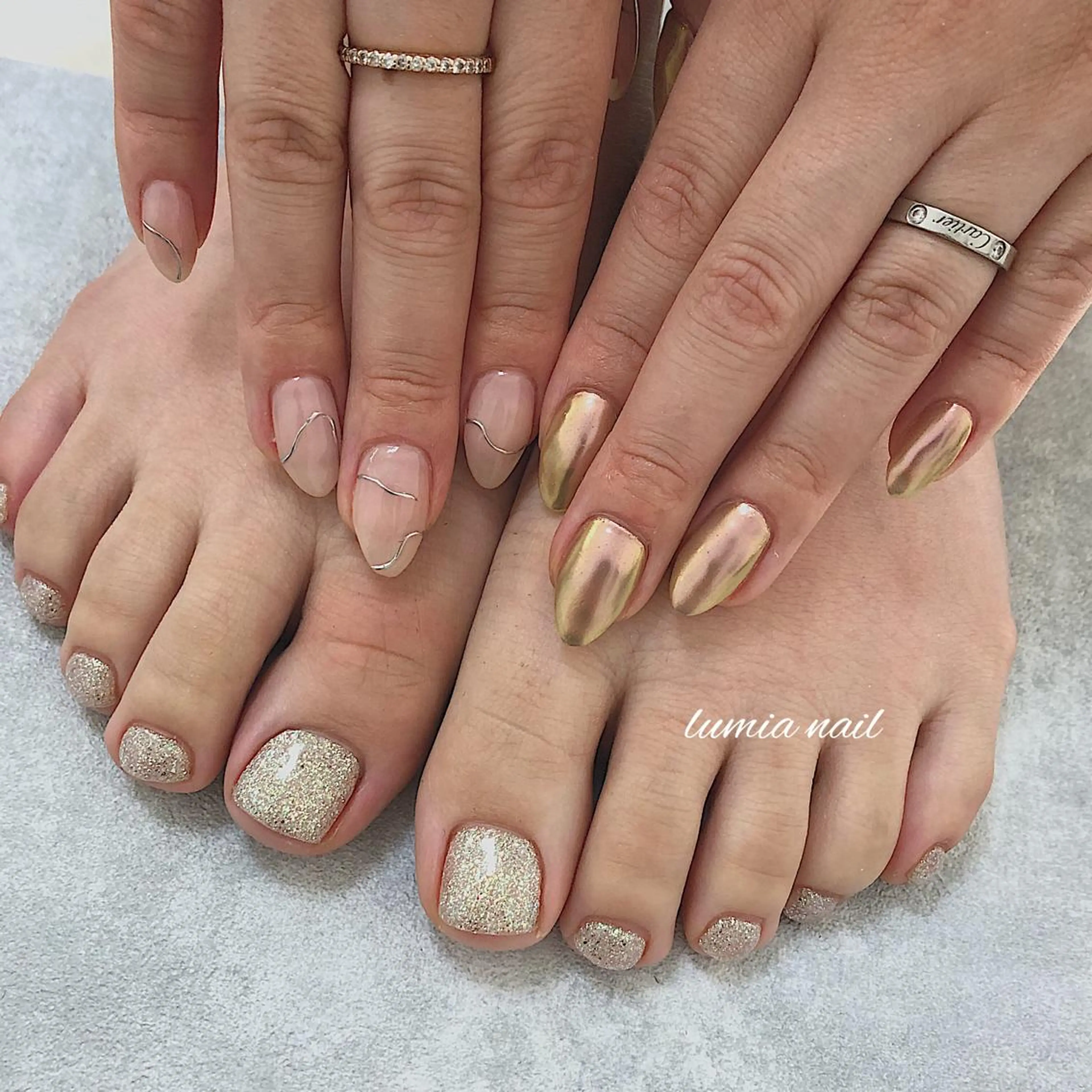 ネイル nail&eyelash Rine所属・Rine 放出 (リネ)のネイルデザイン