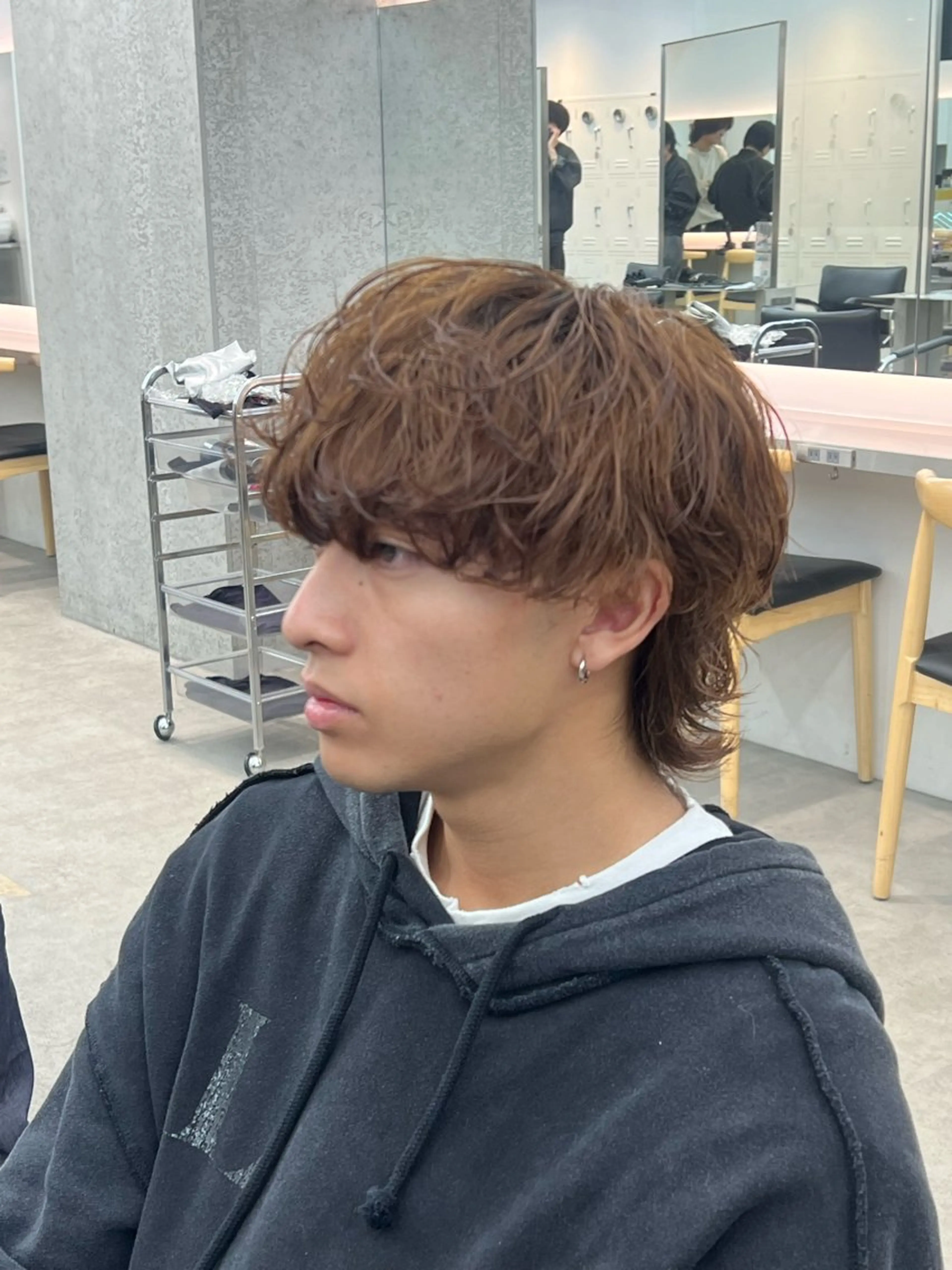 パーマ メンズ カット パーマ 🌀ソヘル/シャドウ ✨/メンズパーマ/栄のヘアスタイル