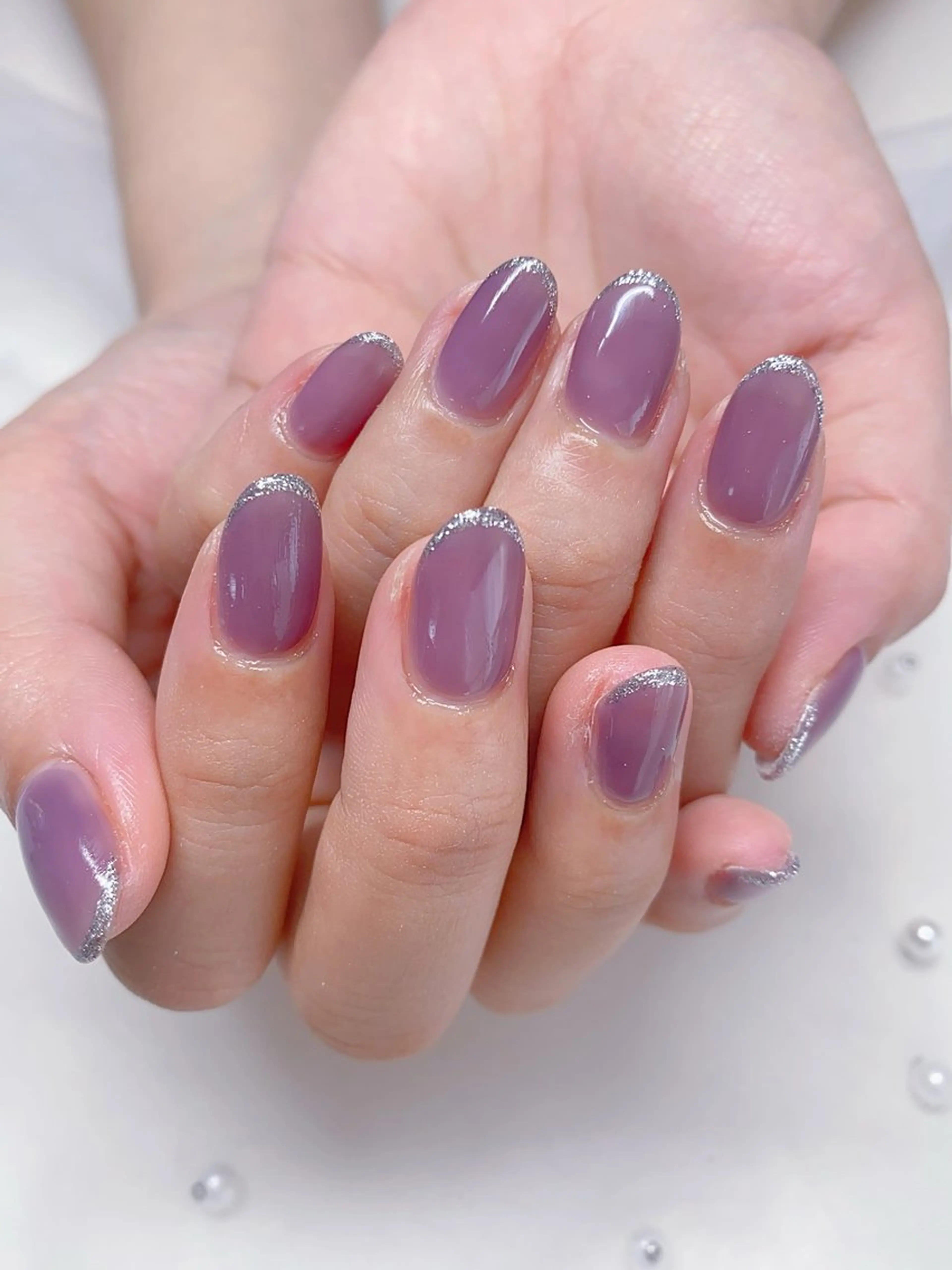 ネイル フレンチネイル ハンドネイル Jasmine nailsalon所属・ジャスミン ネイルサロンのネイルデザイン