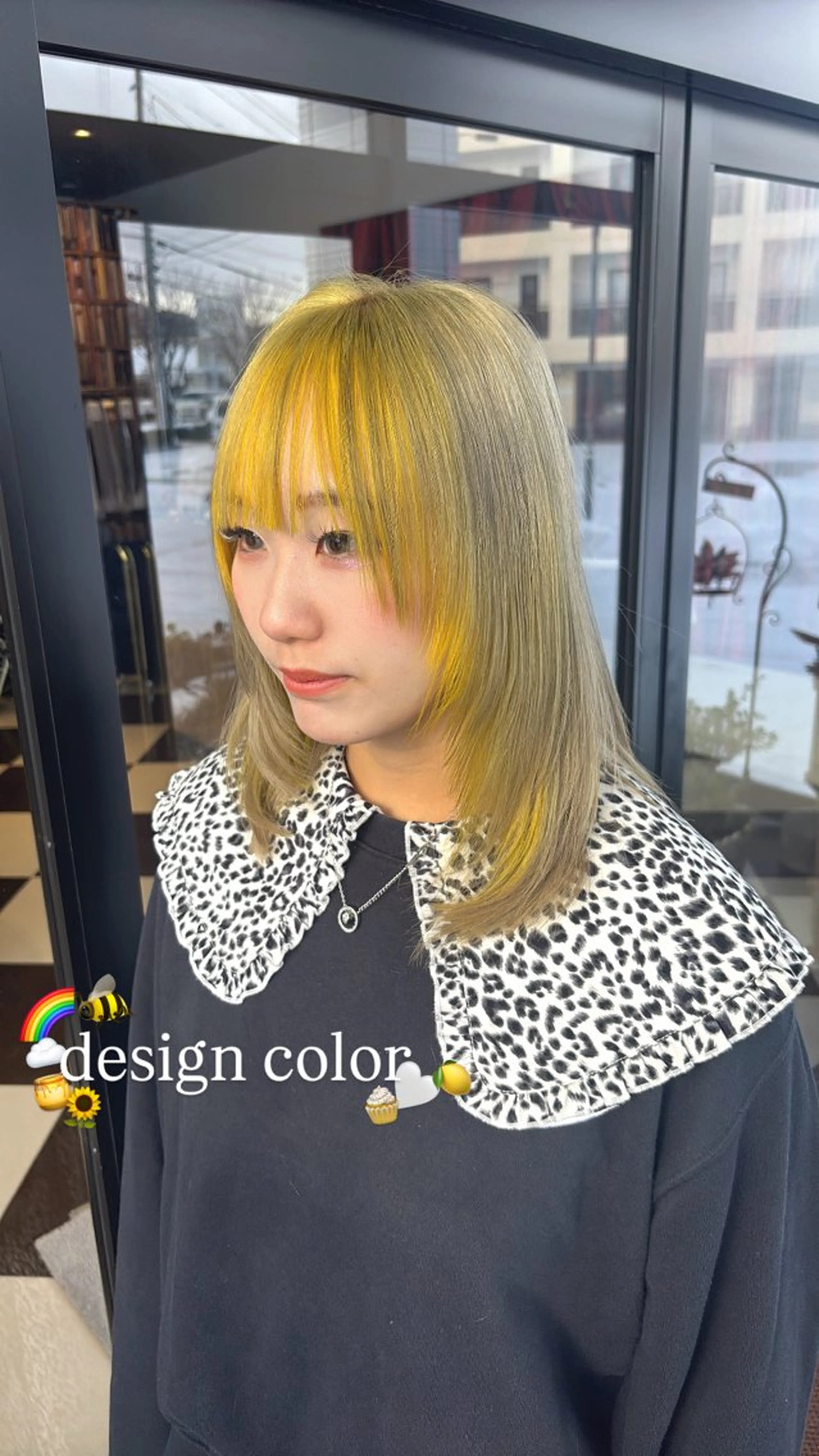 ミディアム カラー デザインカラー ヘアカラー 🌷艶髪カラー  / メイ🪄︎︎✨のヘアスタイル