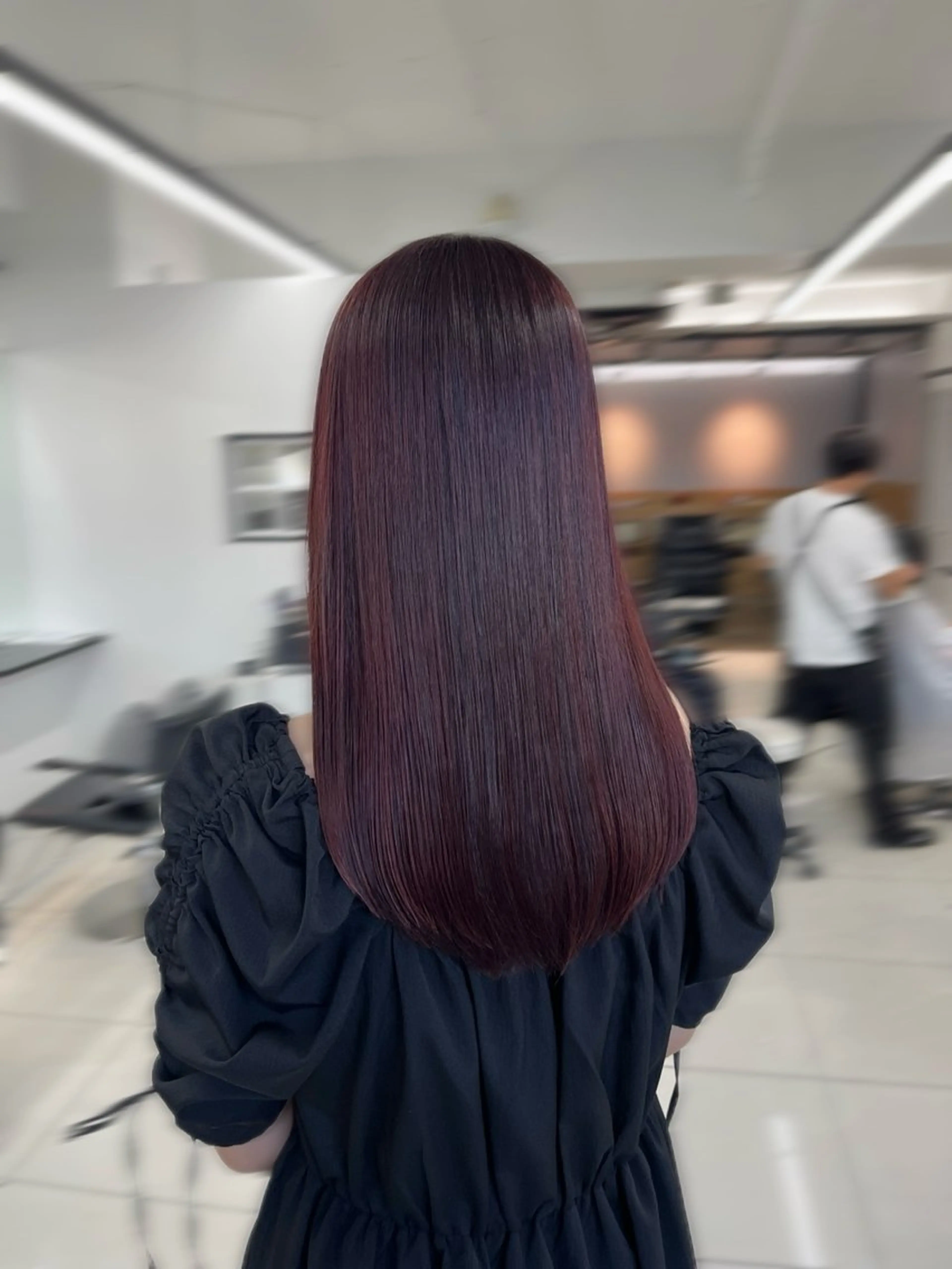 ロング カラー ヘアカラー トリートメント ブリーチなしWカラー /アレンジ/ユウミのヘアスタイル