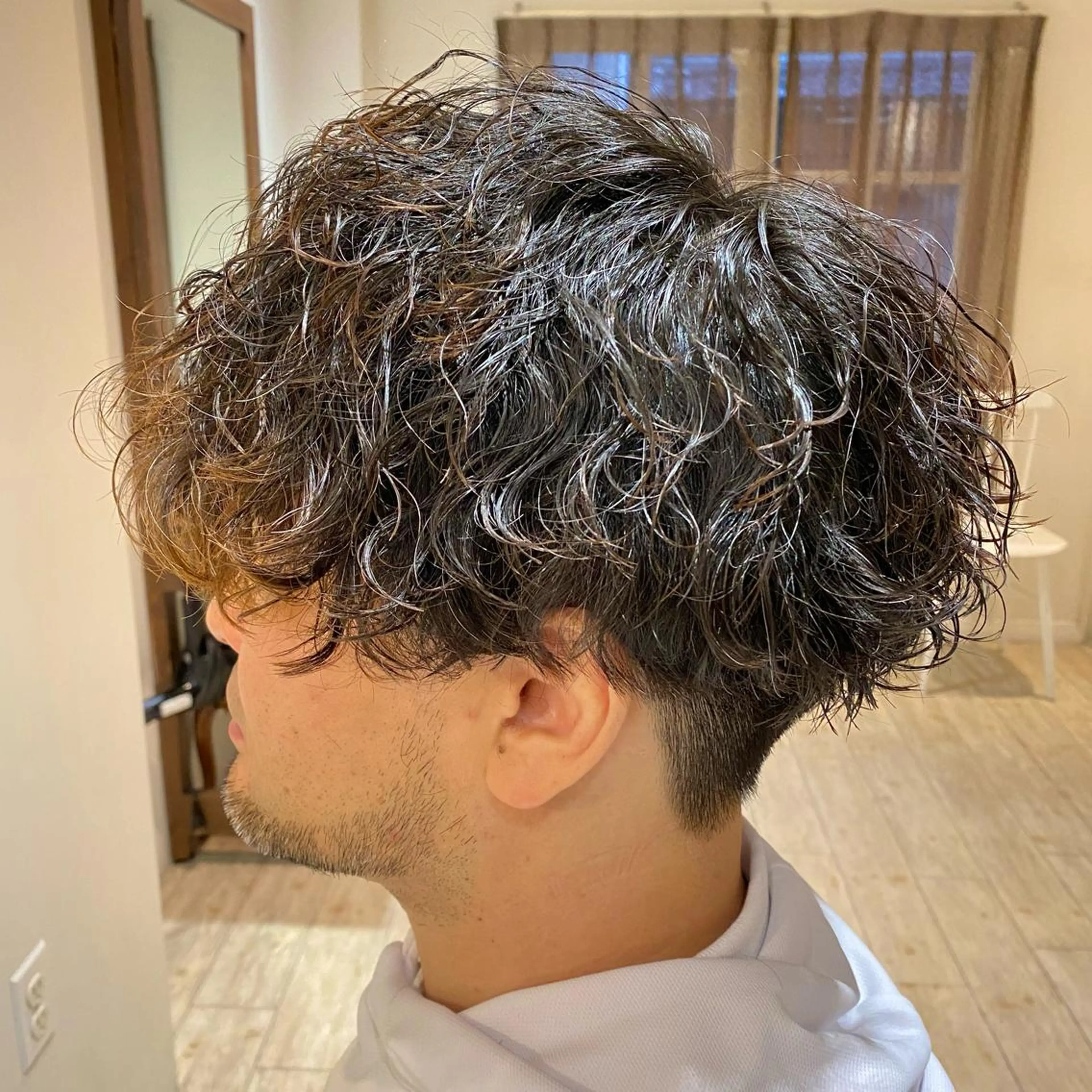 ショート パーマ メンズ 【メンズ特化】 ツツイリュウノスケのヘアスタイル