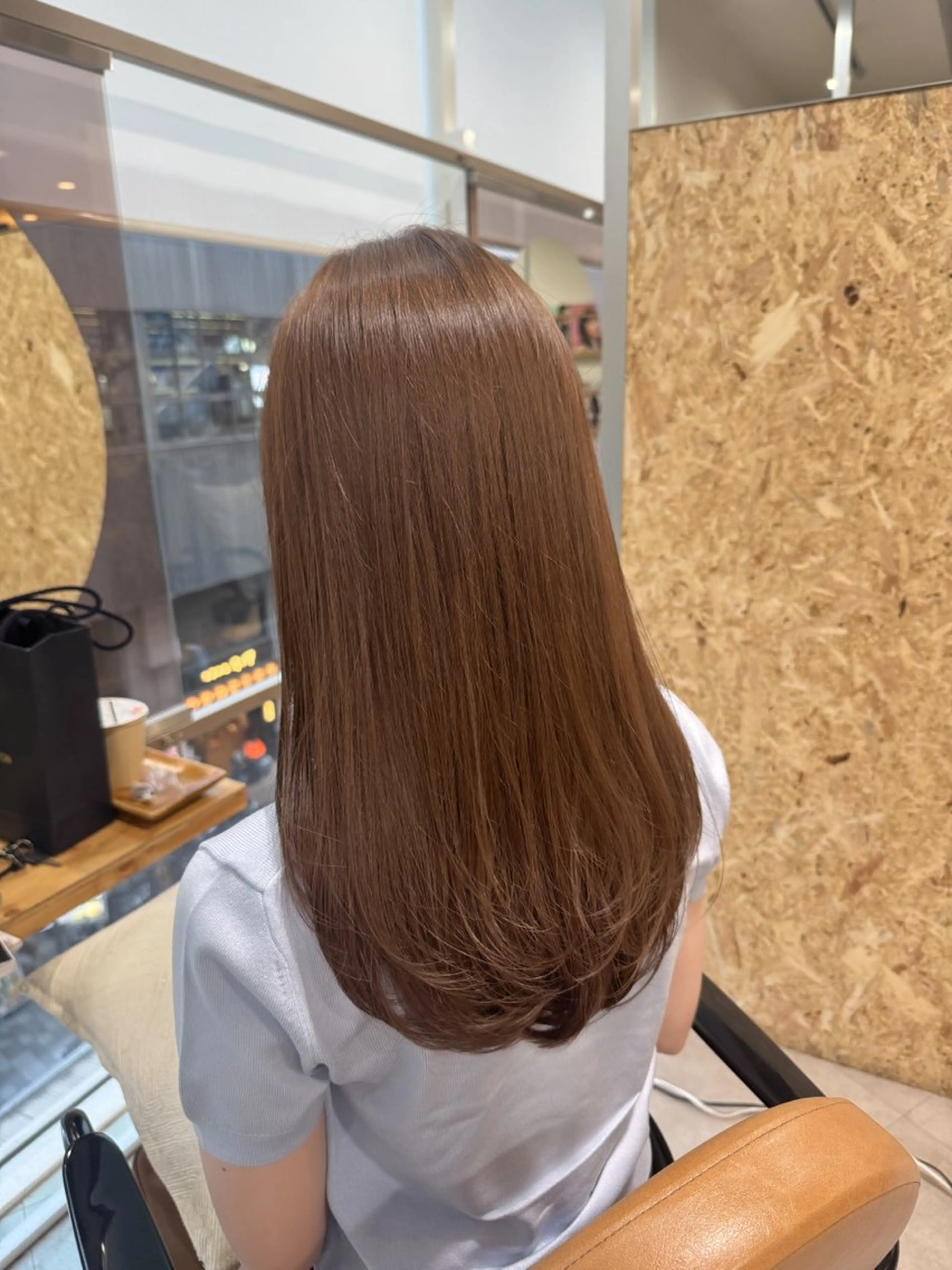 髪質改善トリートメント+カットカラーの写真