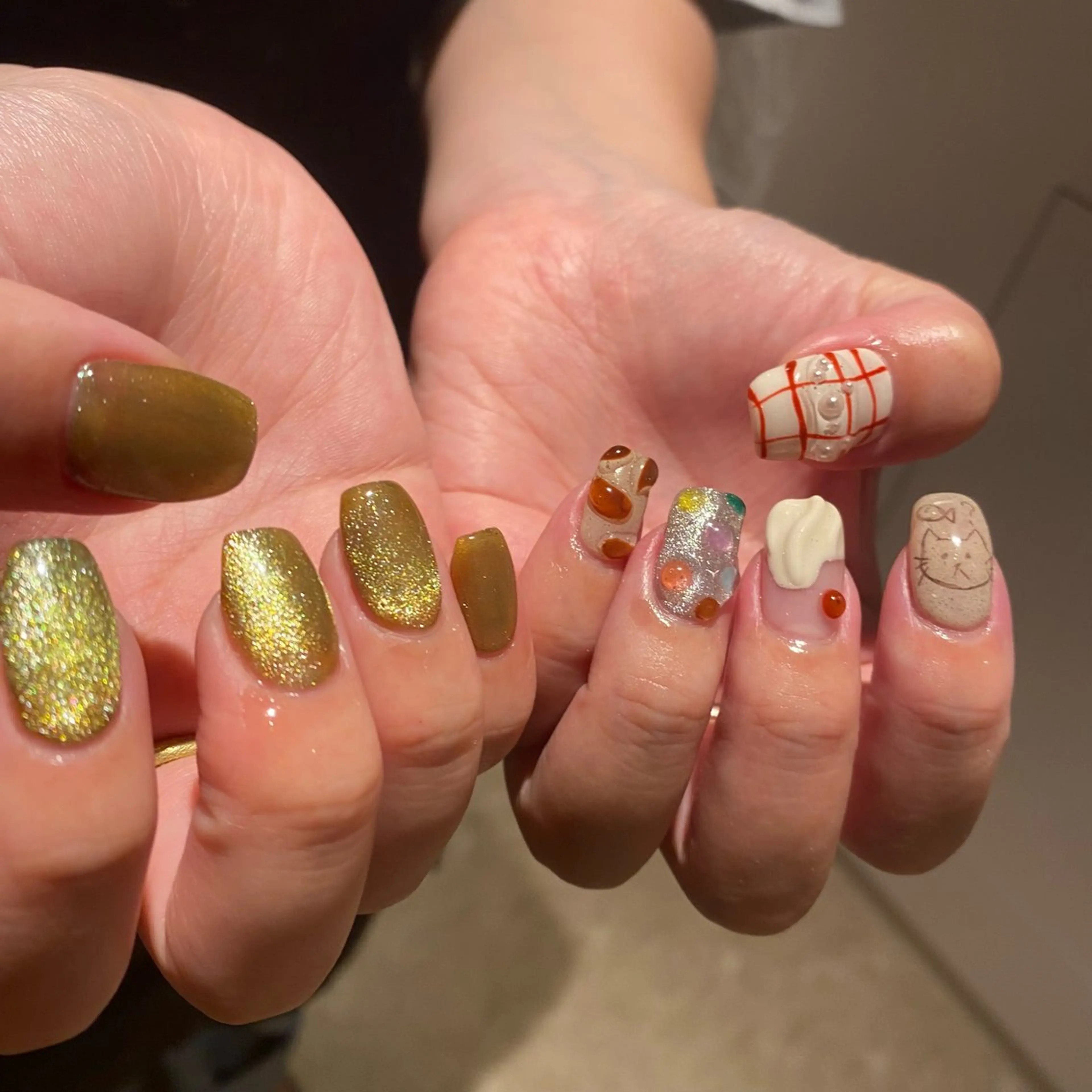 ネイル マグネットネイル Yarm As Etel　。のネイルデザイン