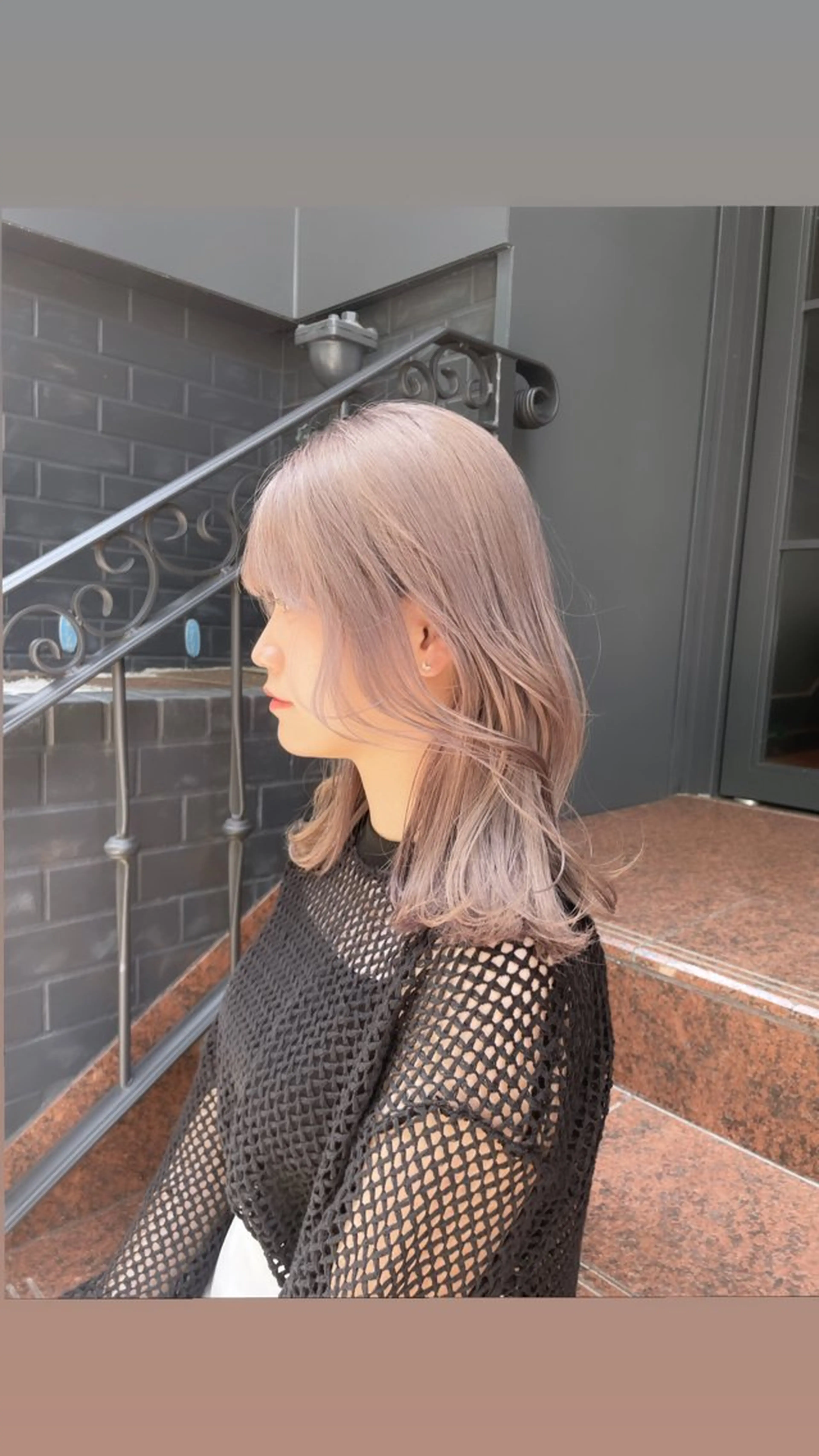 ミディアム カラー ヘアカラー トリートメント カラー指名No.1 土井新治❄️のヘアスタイル