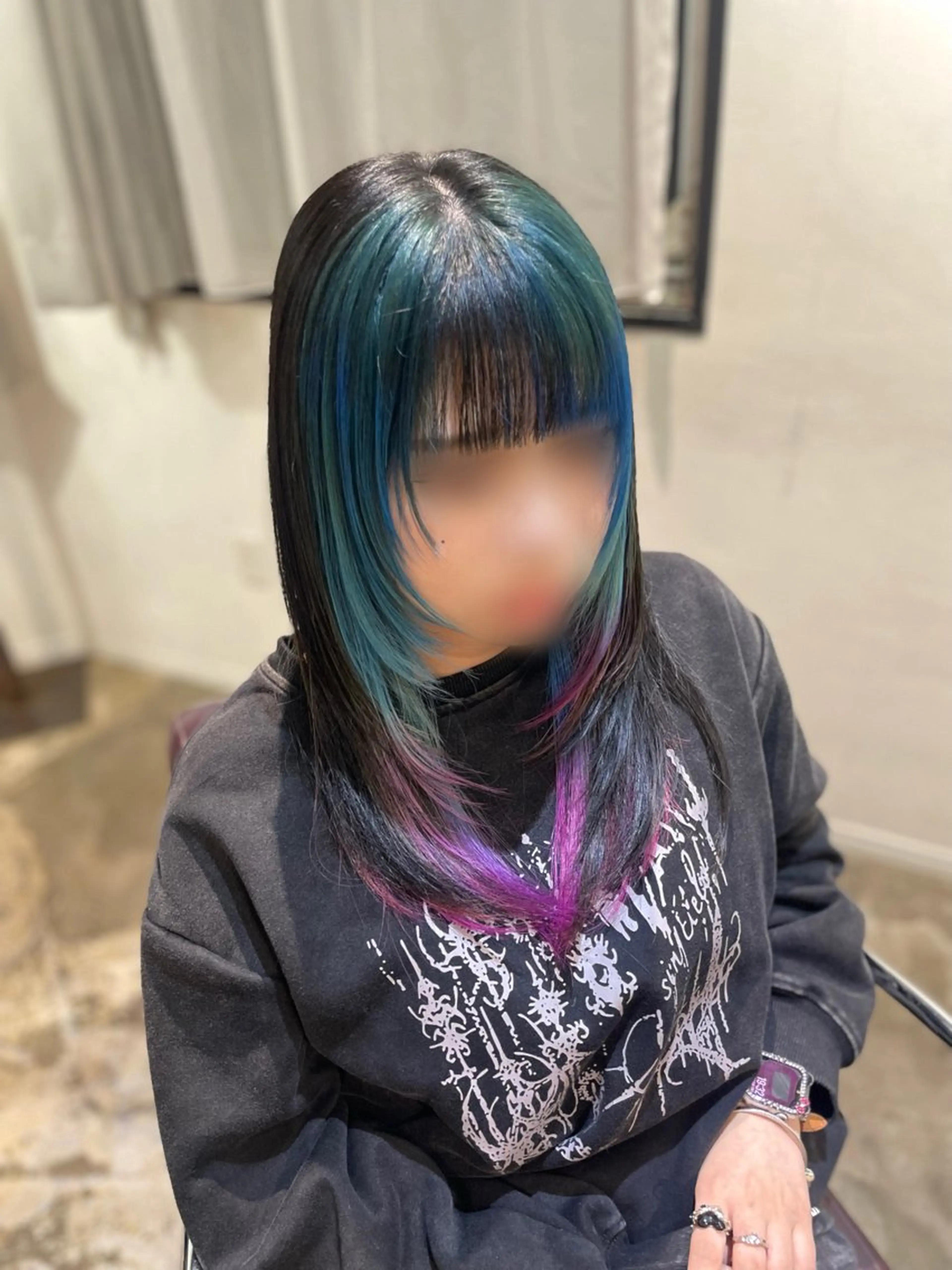 ロング ハッシュカット モデル様募集中🧡 nanamiのヘアスタイル