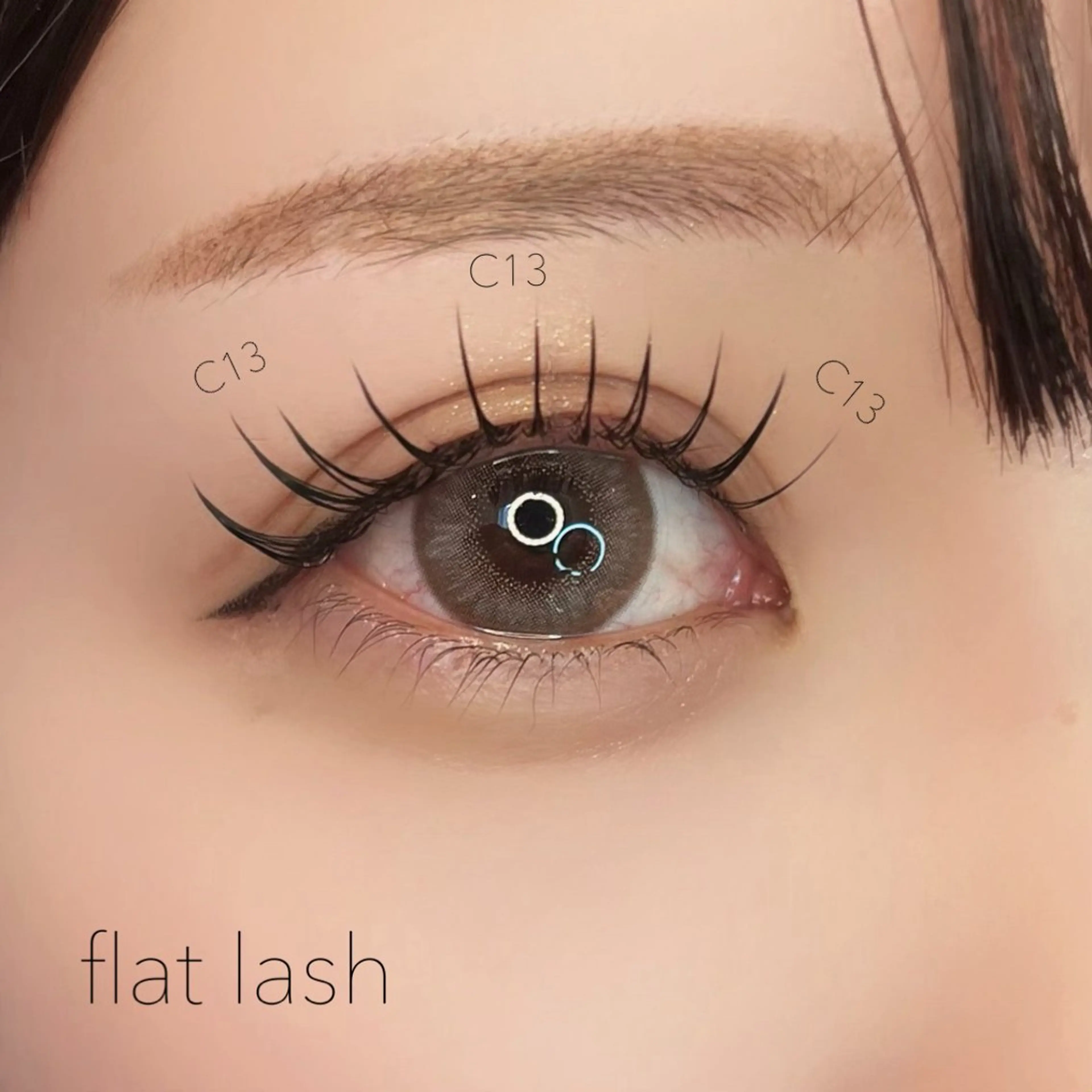 フラットラッシュ160本/つけ放題✨の写真