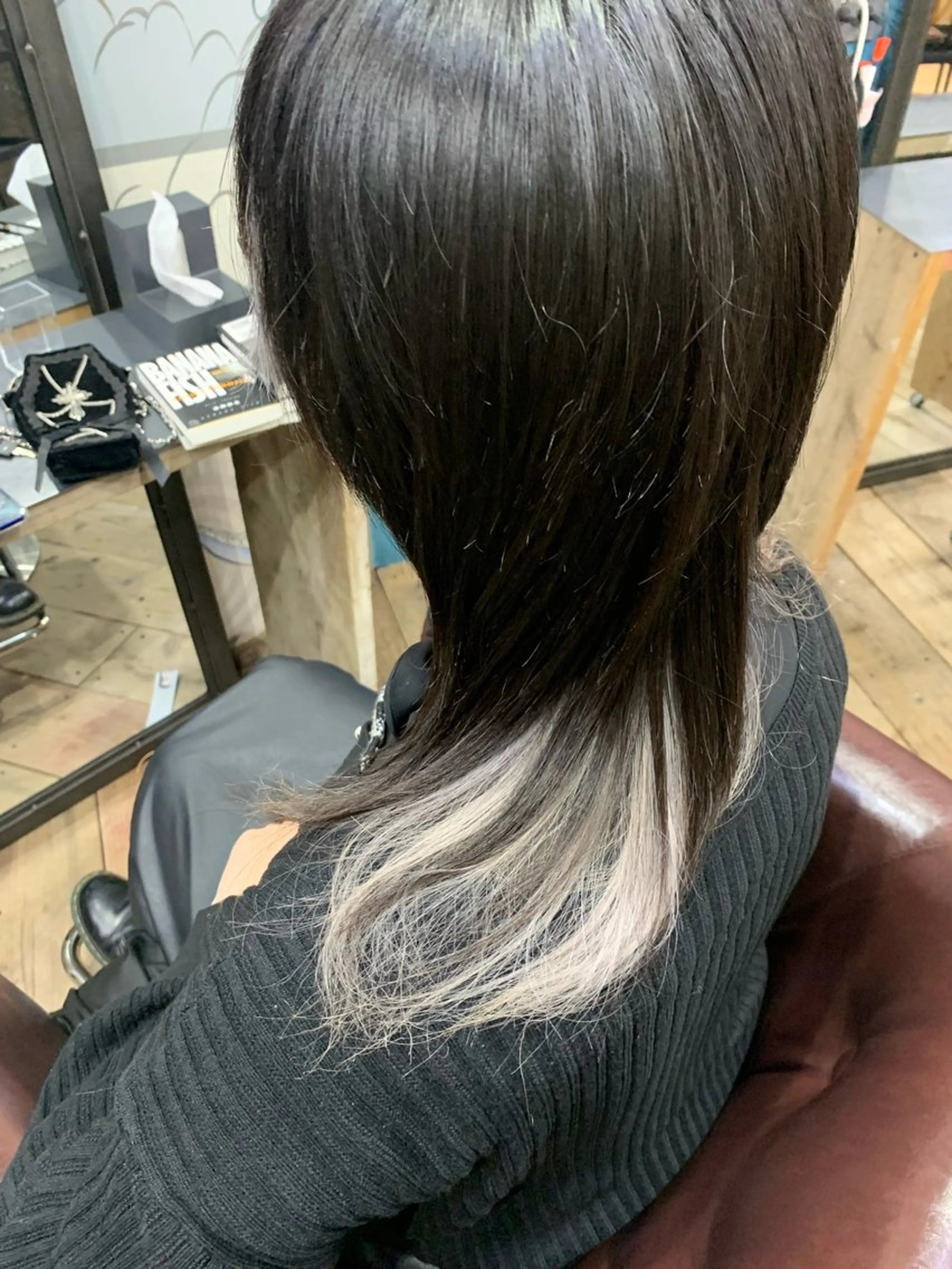 ロング カラー インナーカラー ラッシュラッシュ ラスパ西大和店所属・ラスパ西大和 SUZUNAのマツエク・マツパデザイン