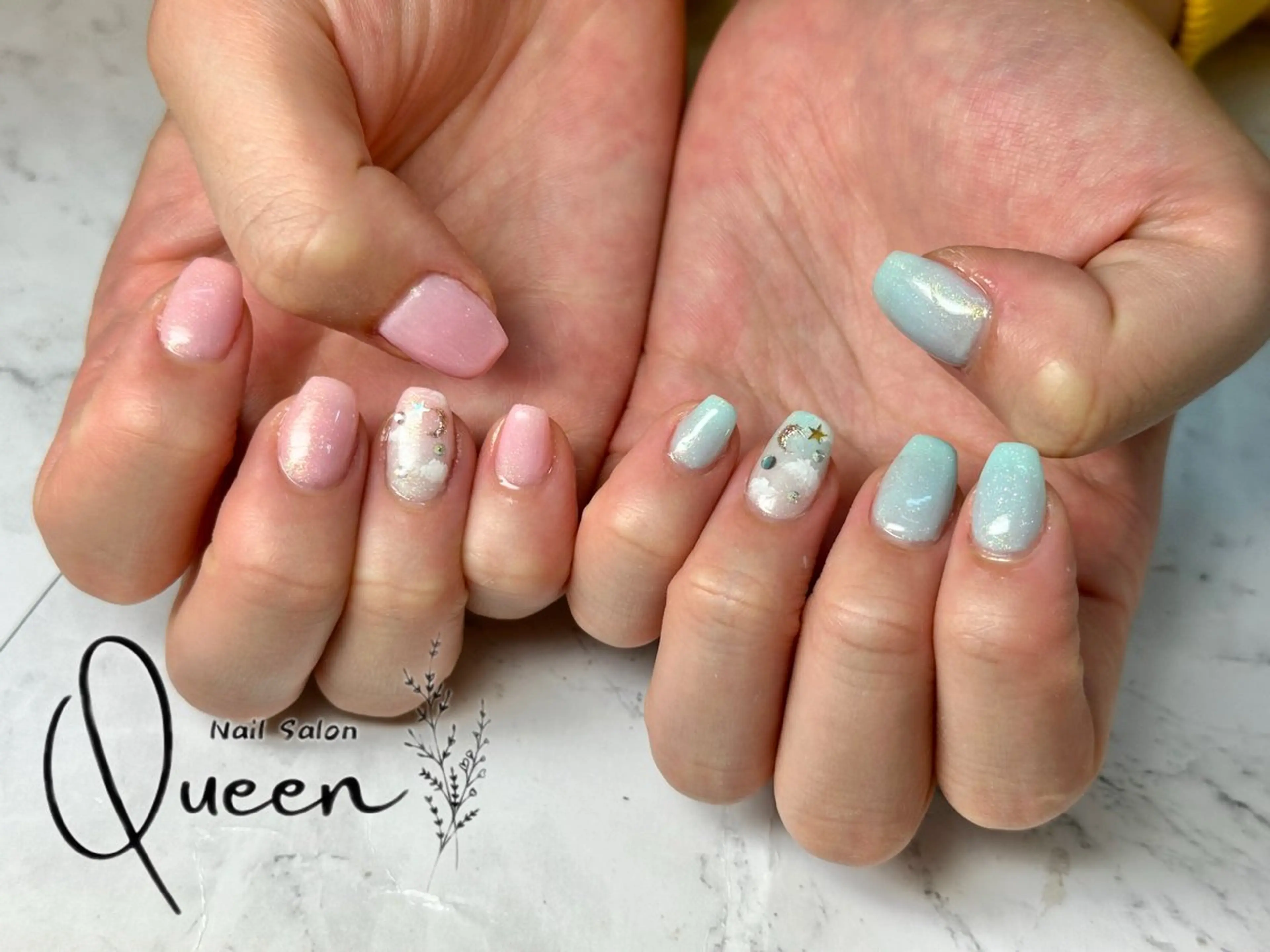 ネイル ハンドネイル Queennail 北堀江AYAのネイルデザイン