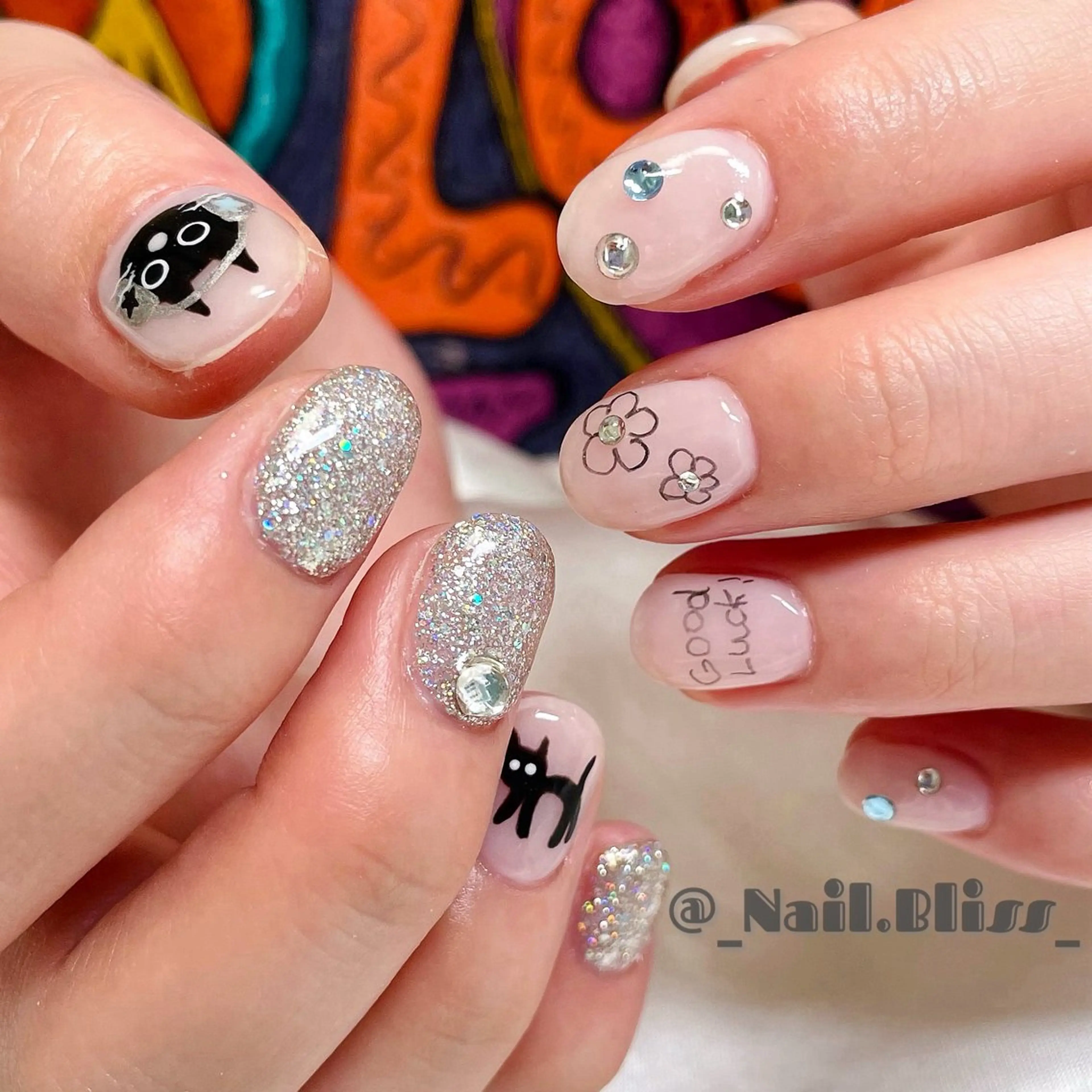 ネイル 持ち込み ハンドネイル NAIL BLISSのネイルデザイン