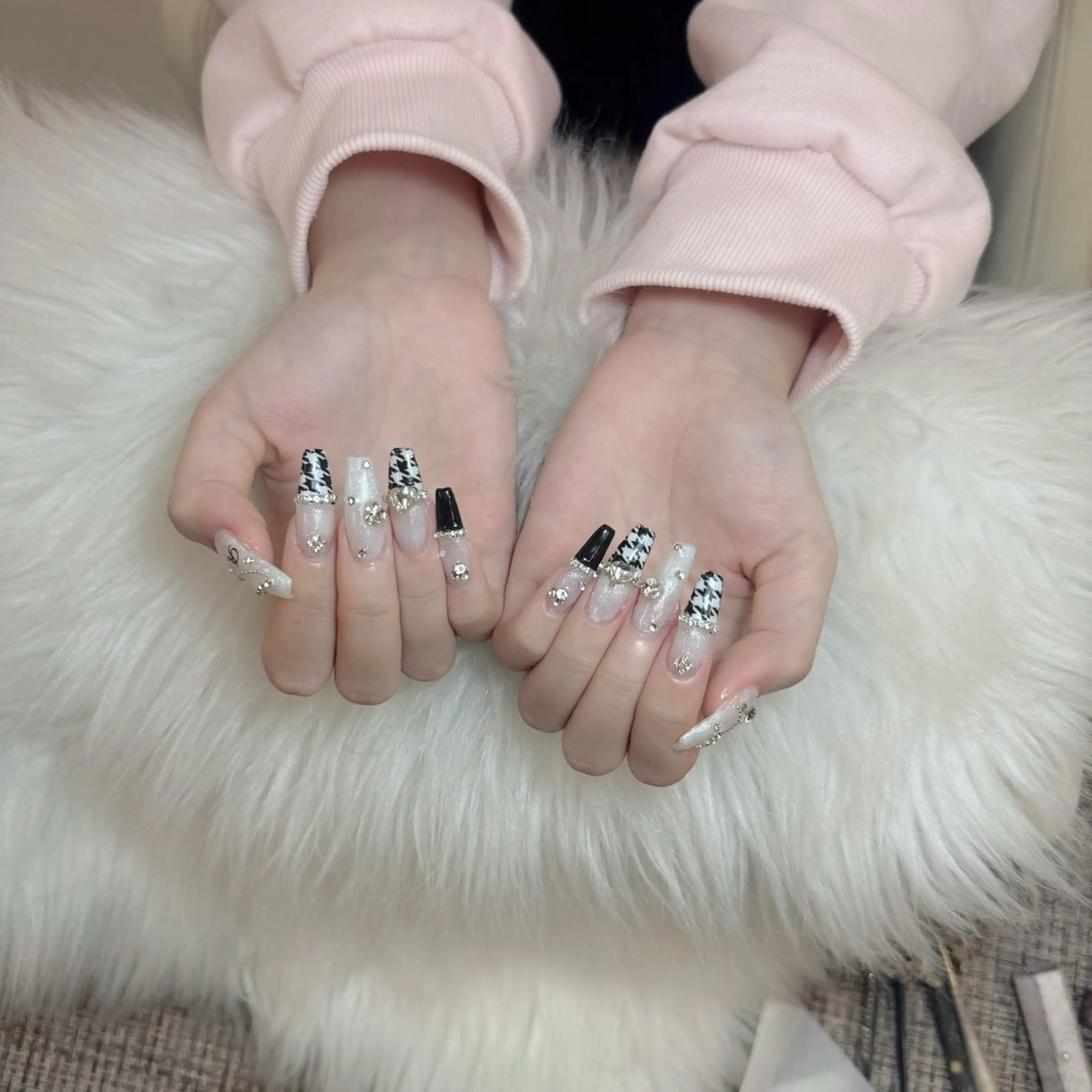 ネイル アートネイル フレンチネイル ジェルネイル 韓国ネイル マグネットネイル Lenie Shinokuboのネイルデザイン