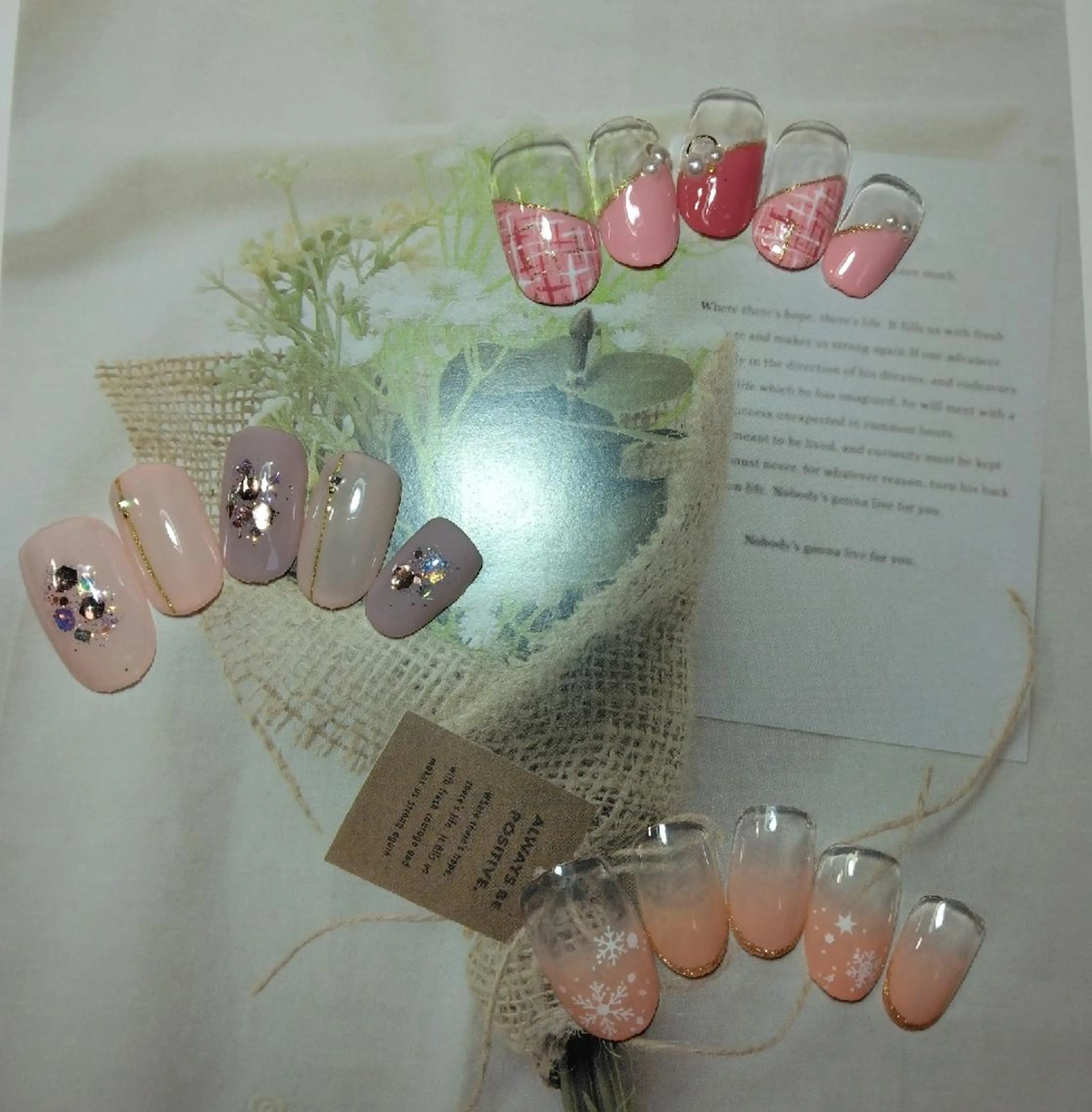 ネイル ゴージャス ハンドネイル ネイルサロンベルティ .keikoのネイルデザイン