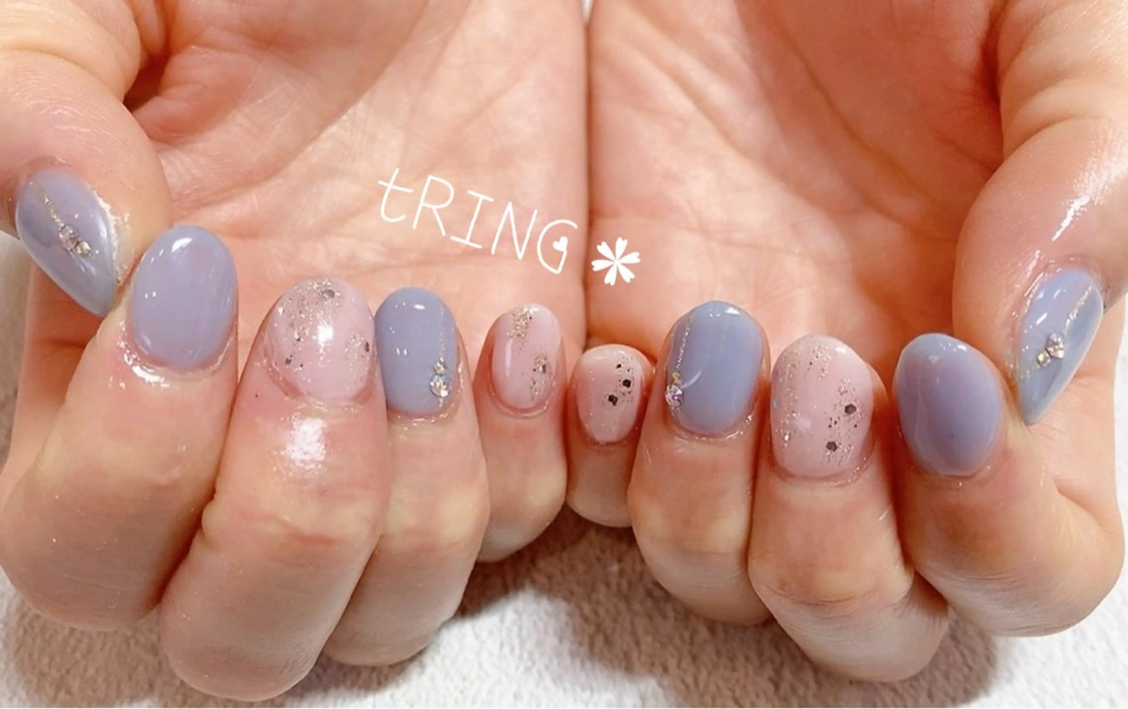 ネイル ハンドネイル tRING* しいの木台のネイルデザイン
