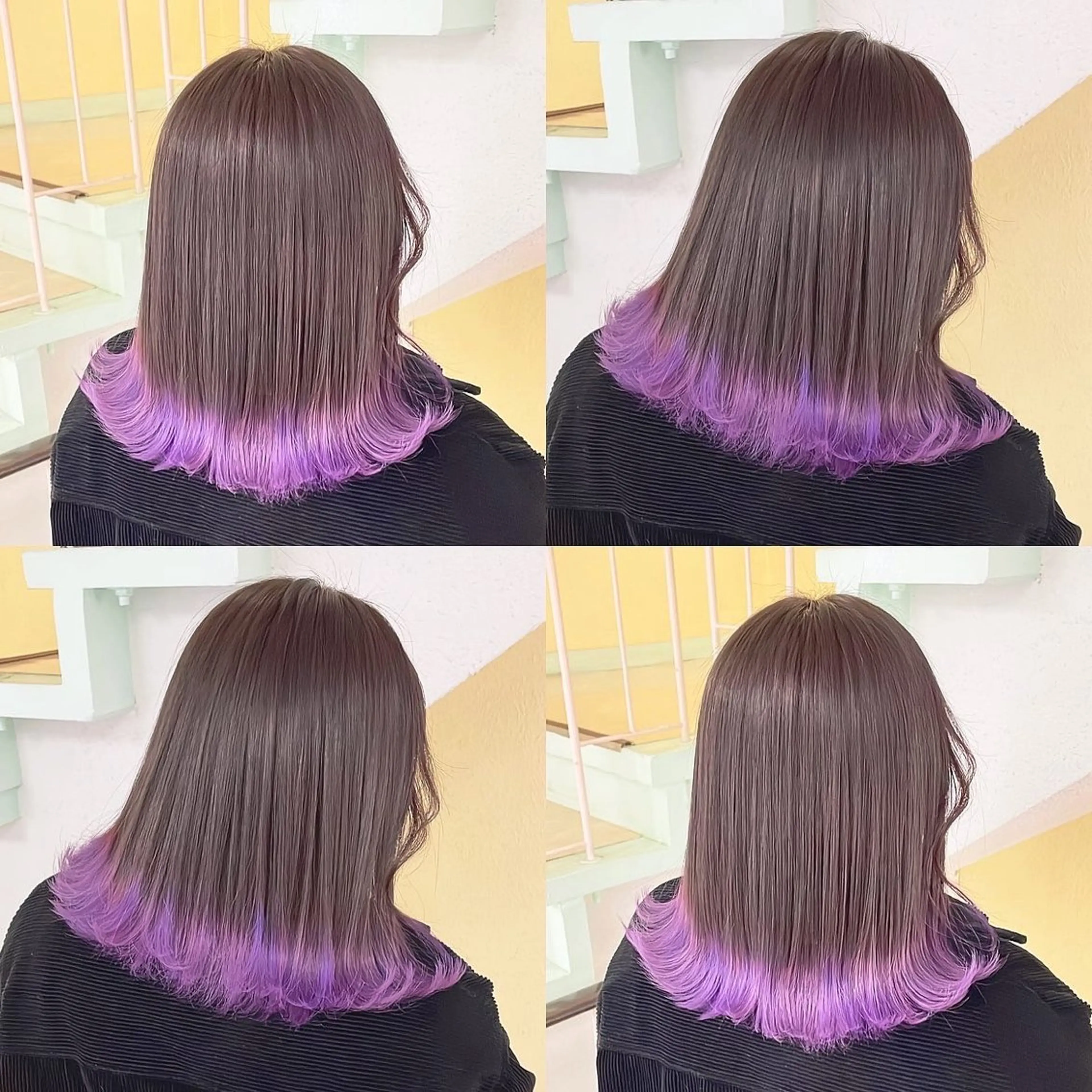 カラー ヘアカラー トリートメント 渋谷:インナーカラー ／🍒エリカ🍒のヘアスタイル