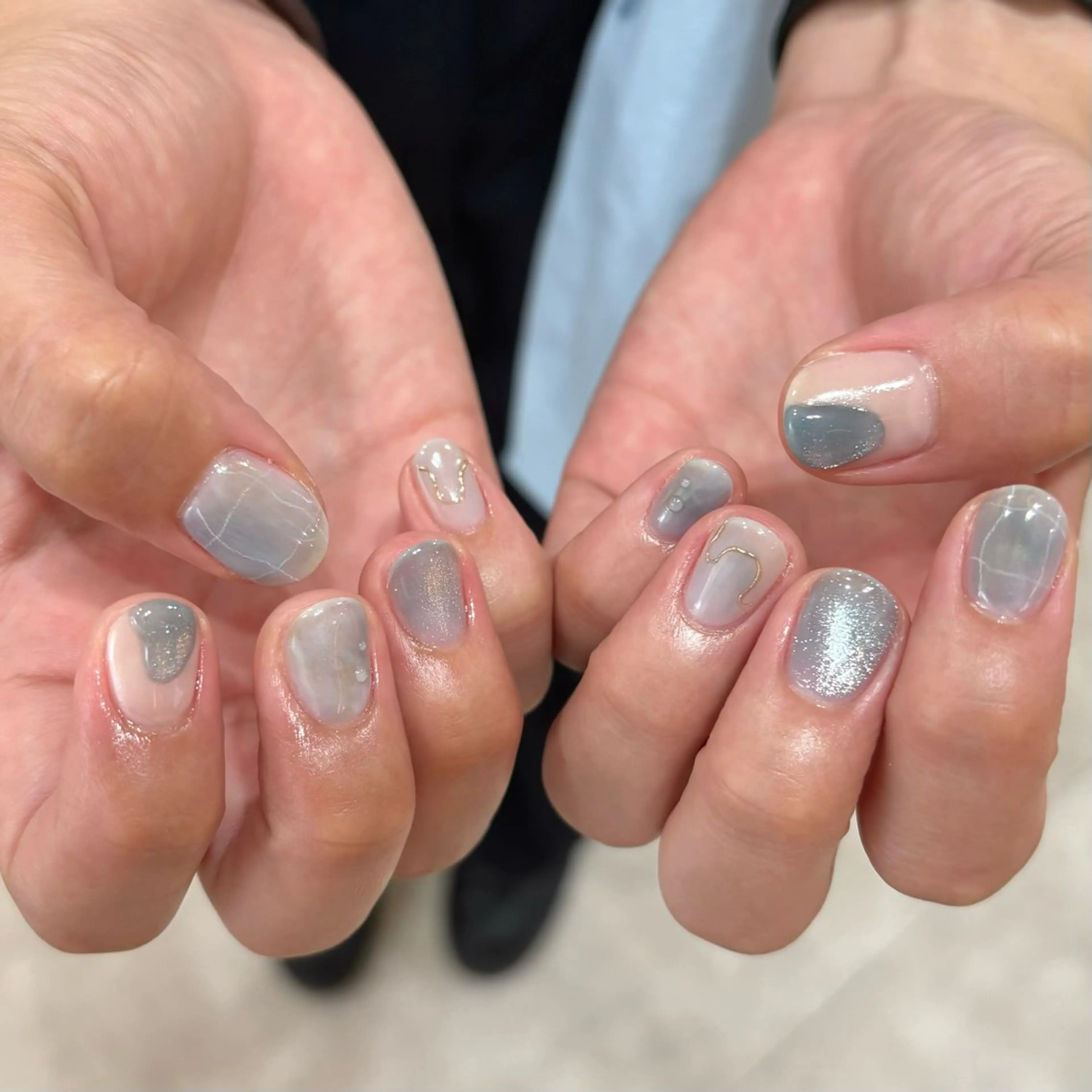 ネイル ミラーネイル ハンドネイル 1・2月分受付中 ♡narumiのネイルデザイン