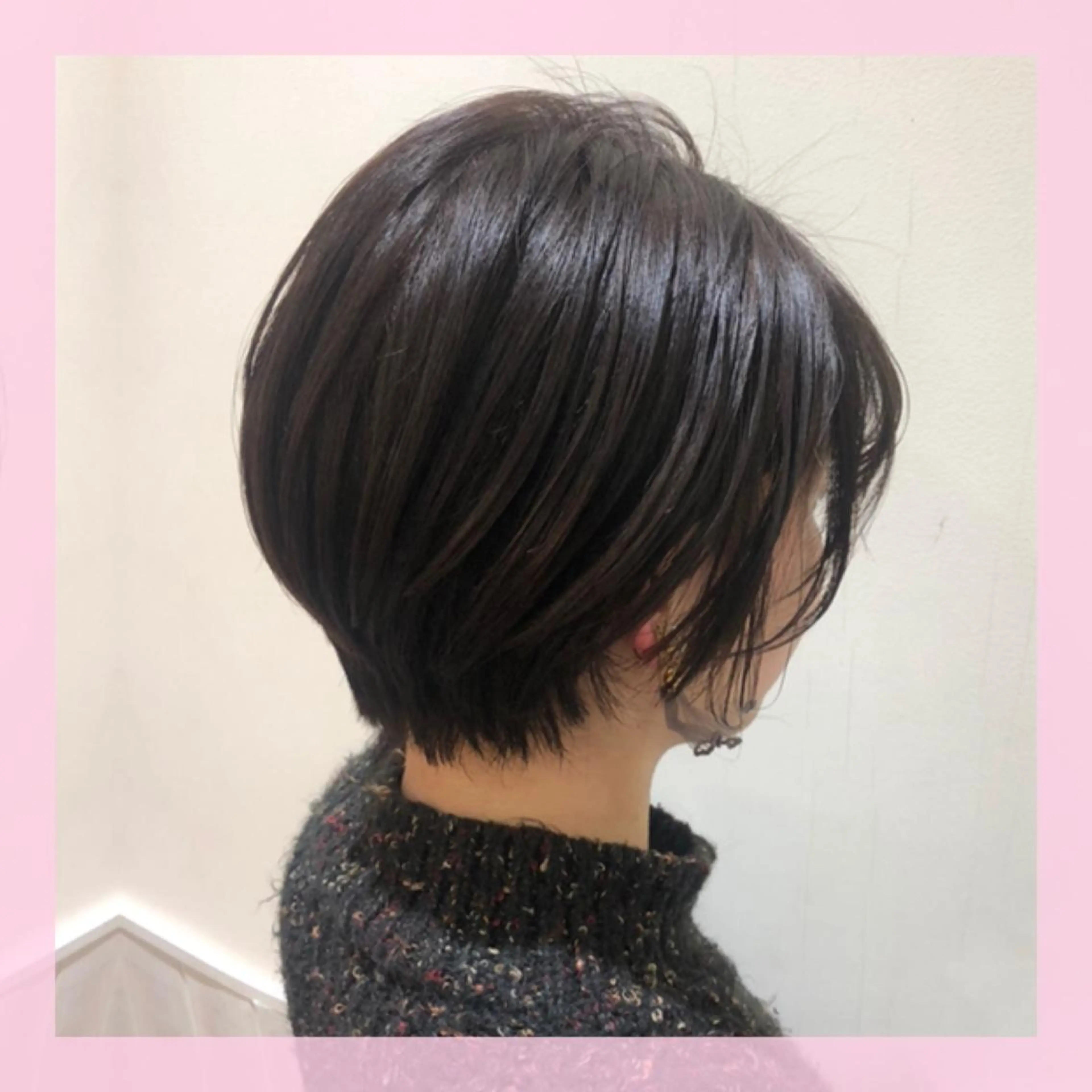 ショート カラー くびれヘア ショートヘア カット ヘアカラー トリートメント plum.所属・🍒前川 🍒のヘアスタイル