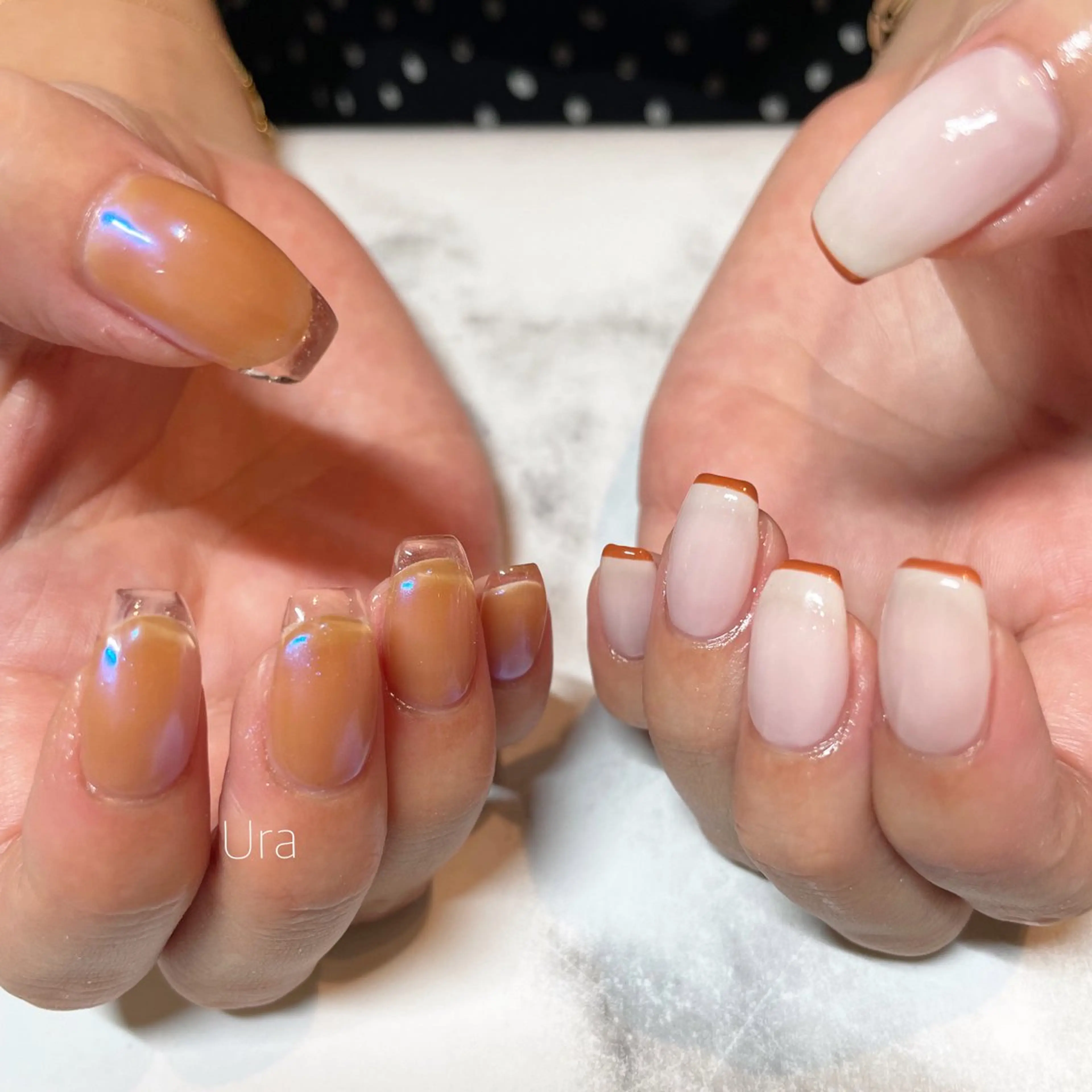 ネイル クリアネイル フレンチネイル UrakoNail 《nail》のネイルデザイン