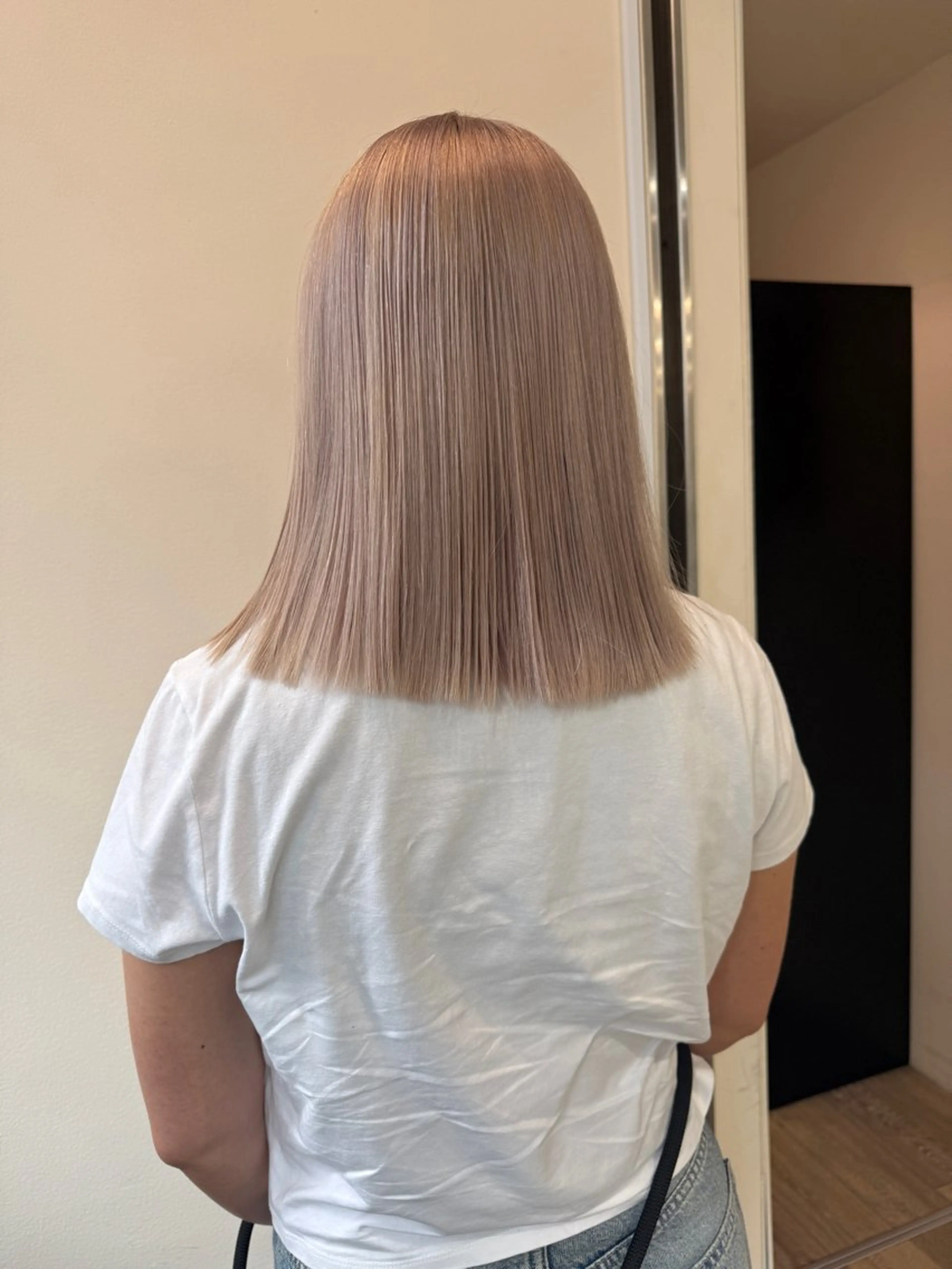 ミディアム カラー カット ヘアカラー maeda yumiのヘアスタイル