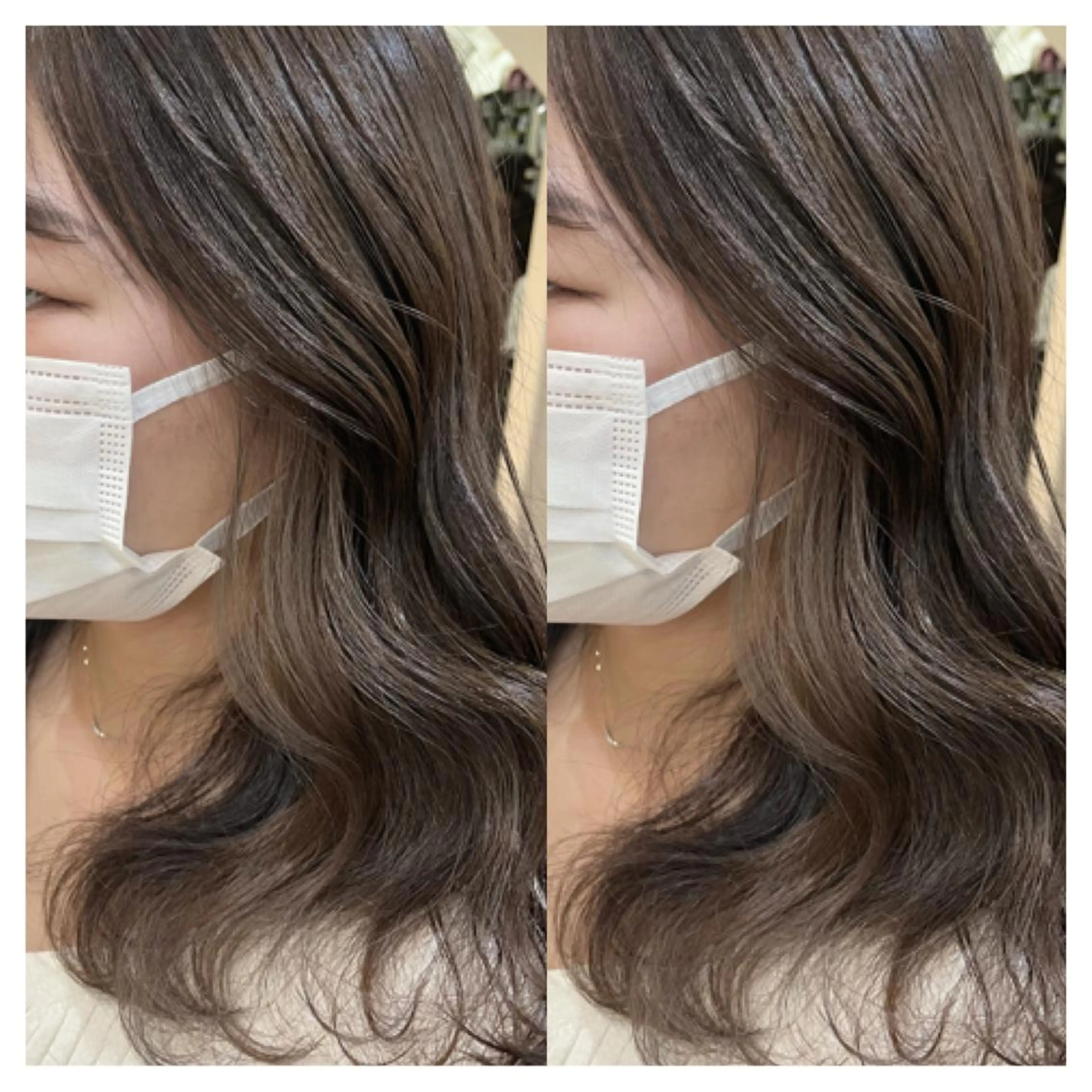 ロング カット ヘアカラー トリートメント 村山 茉衣のヘアスタイル