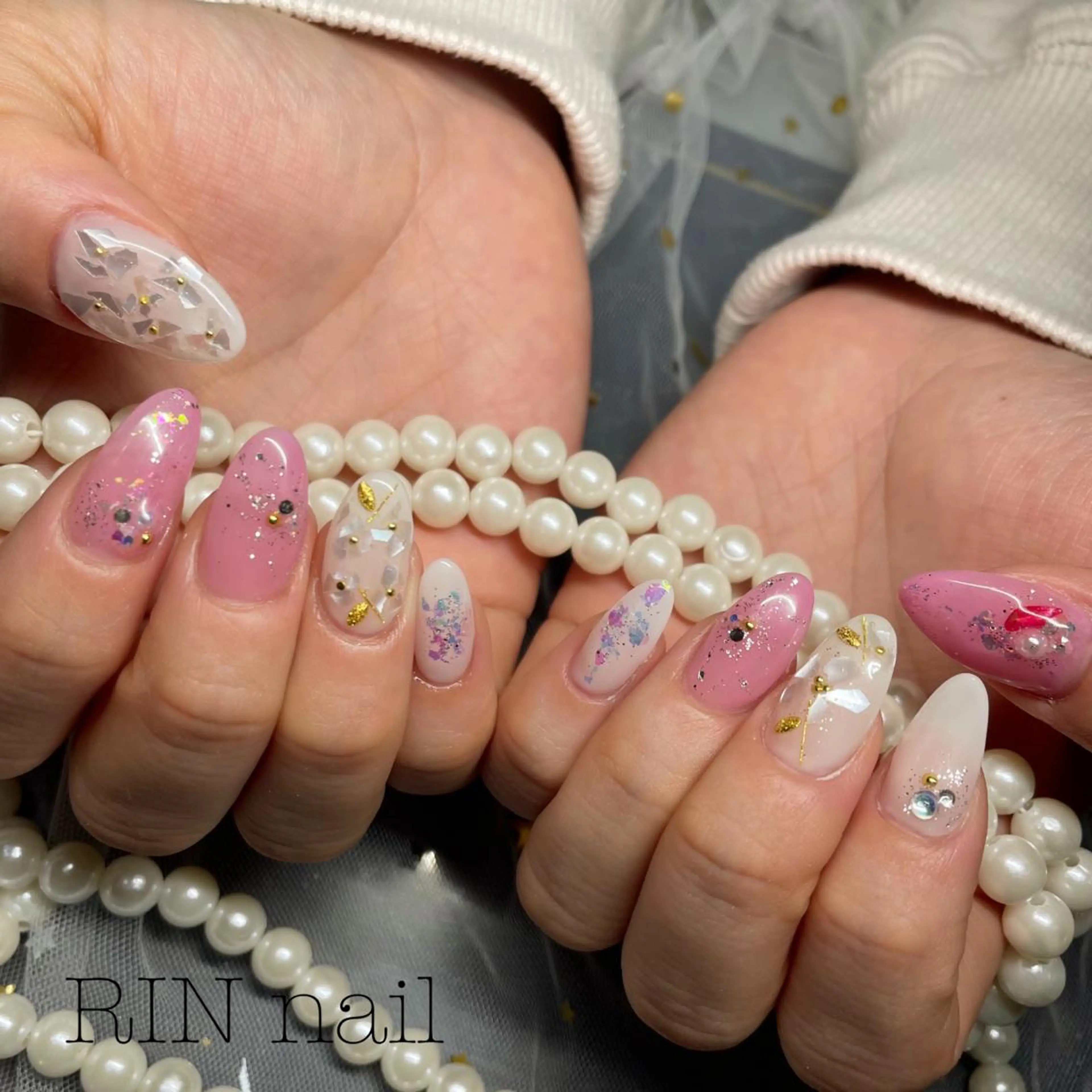 ネイル ハンドネイル ハンドケア RIN HOMEnailのネイルデザイン