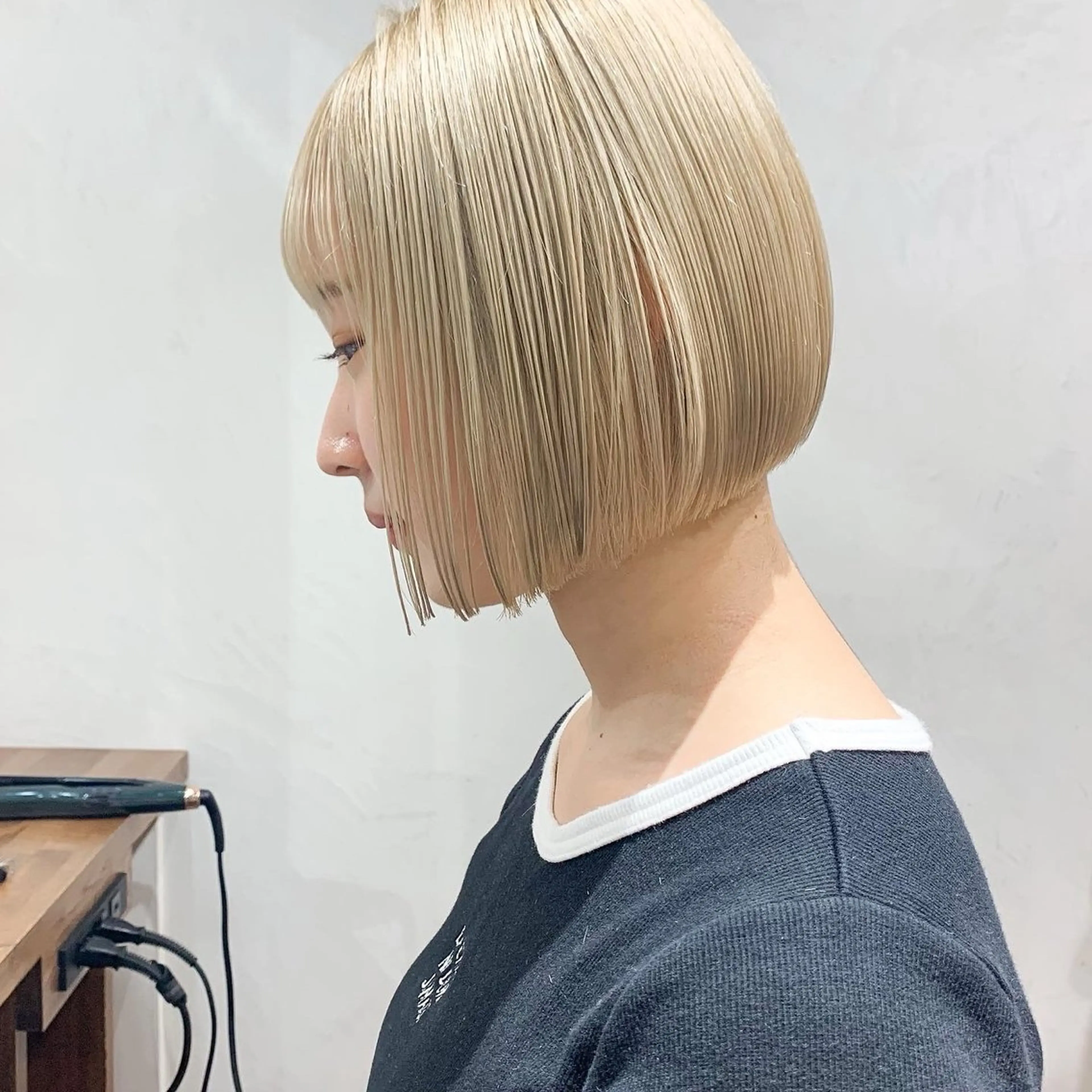 ショートorボブカット＋髪質改善酸熱トリートメント✨（ハイトーンにおすすめ！）の写真