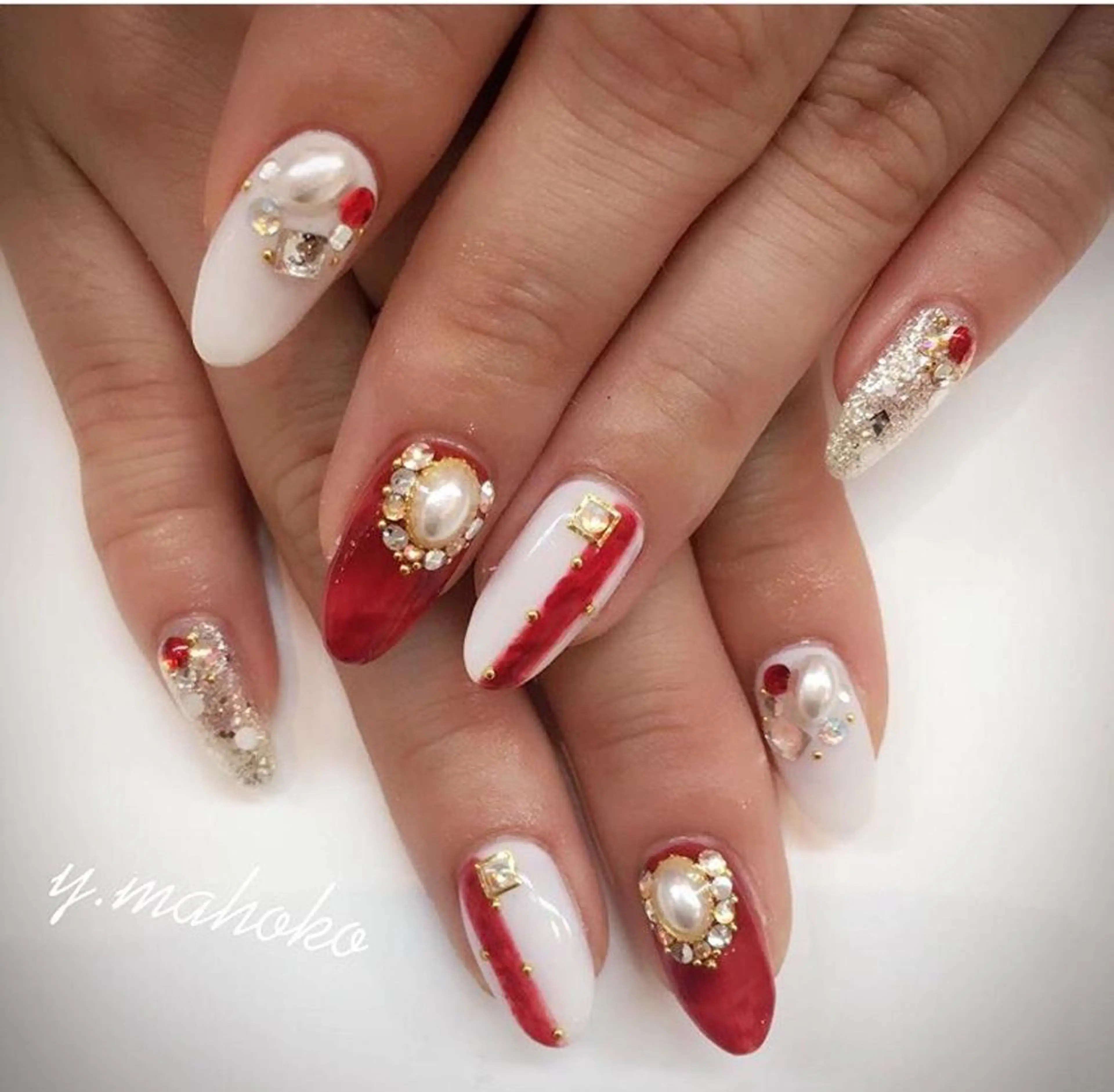 ネイル She nail studio 原宿所属・パラジェル有/ スカルプ/mahoのネイルデザイン