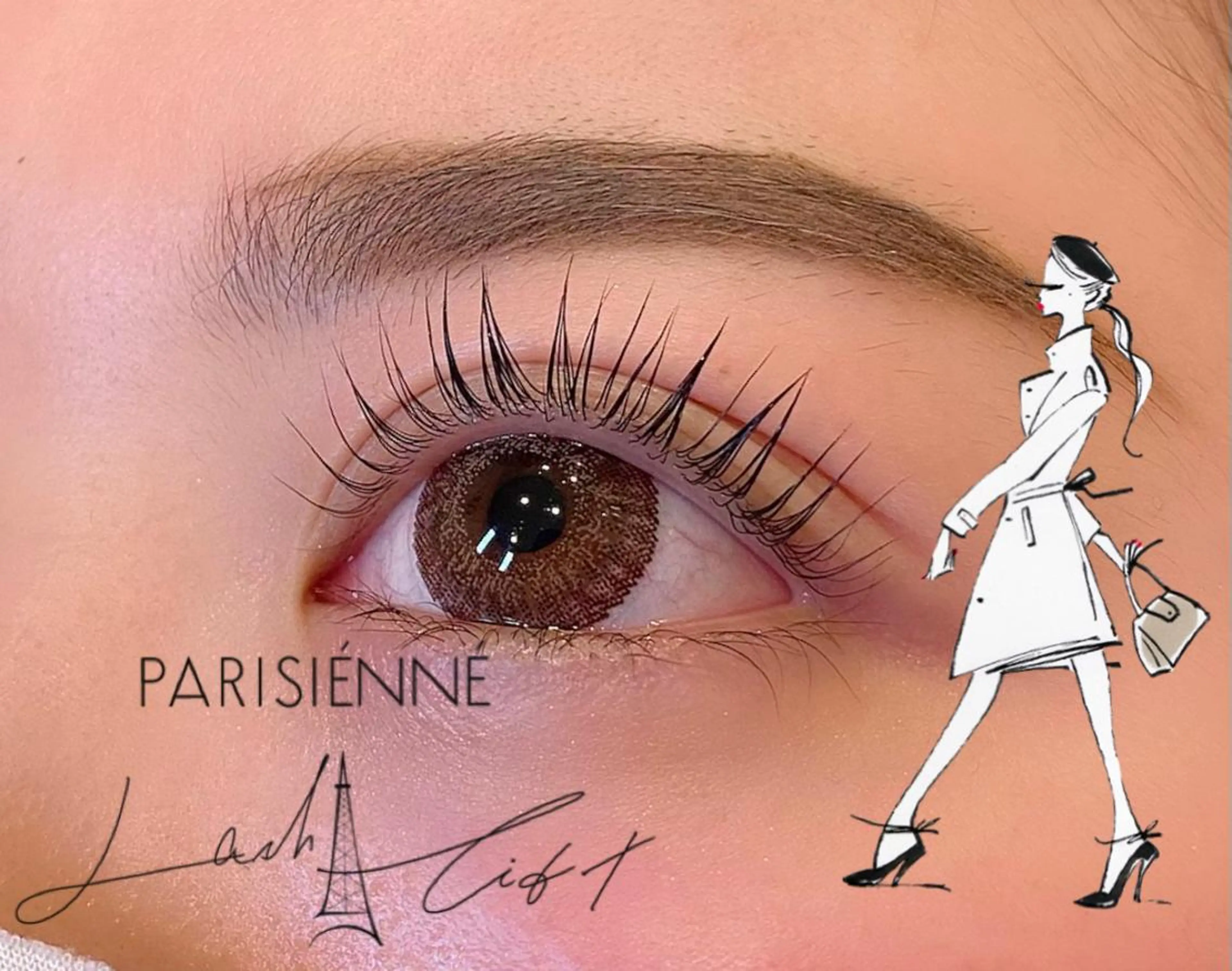 マツエク・マツパ パリジェンヌラッシュリフト （muro by mieux）bloom  lash所属・☆ sakiのマツエク・マツパデザイン