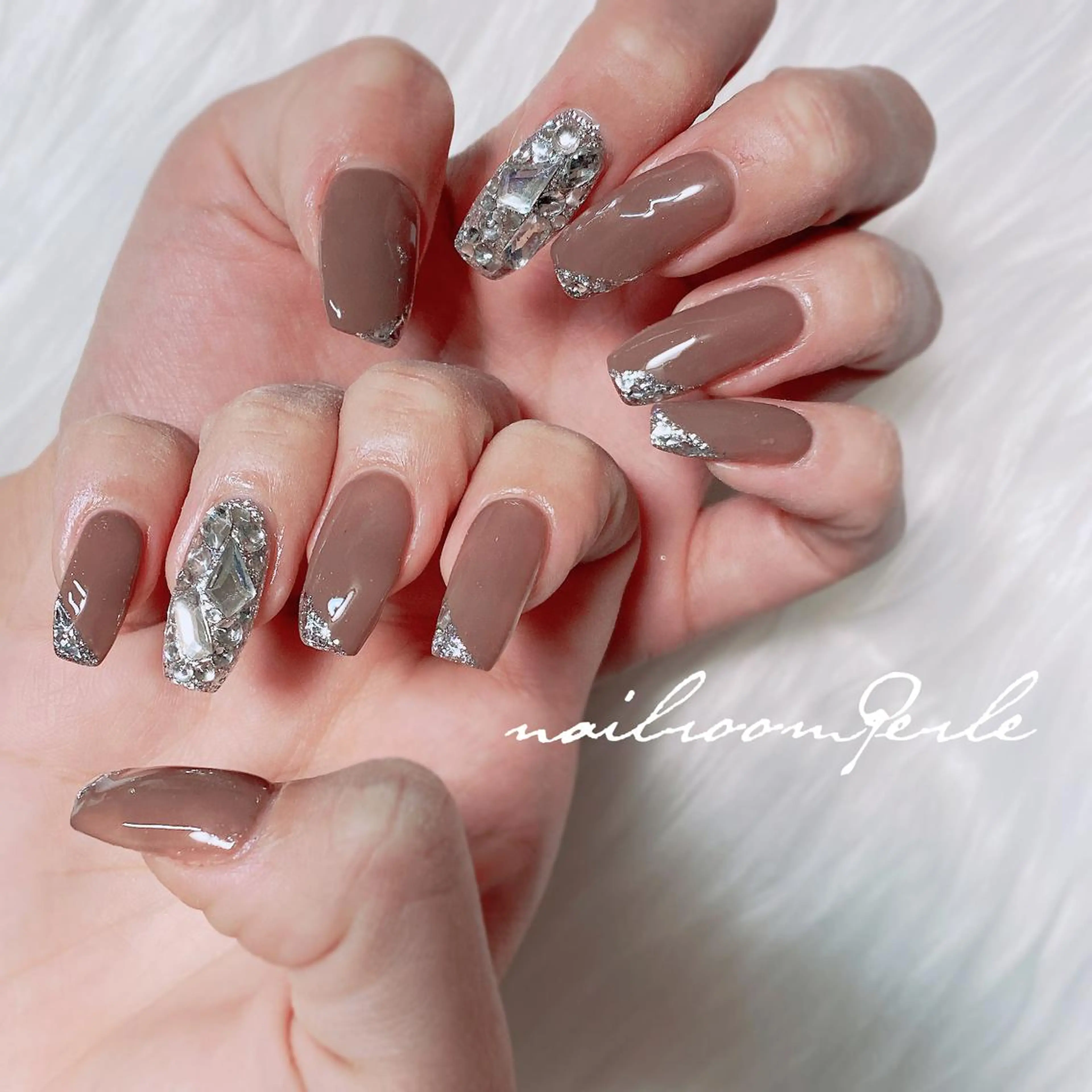 ネイル ジェルネイル スカルプネイル nail room Perleのネイルデザイン