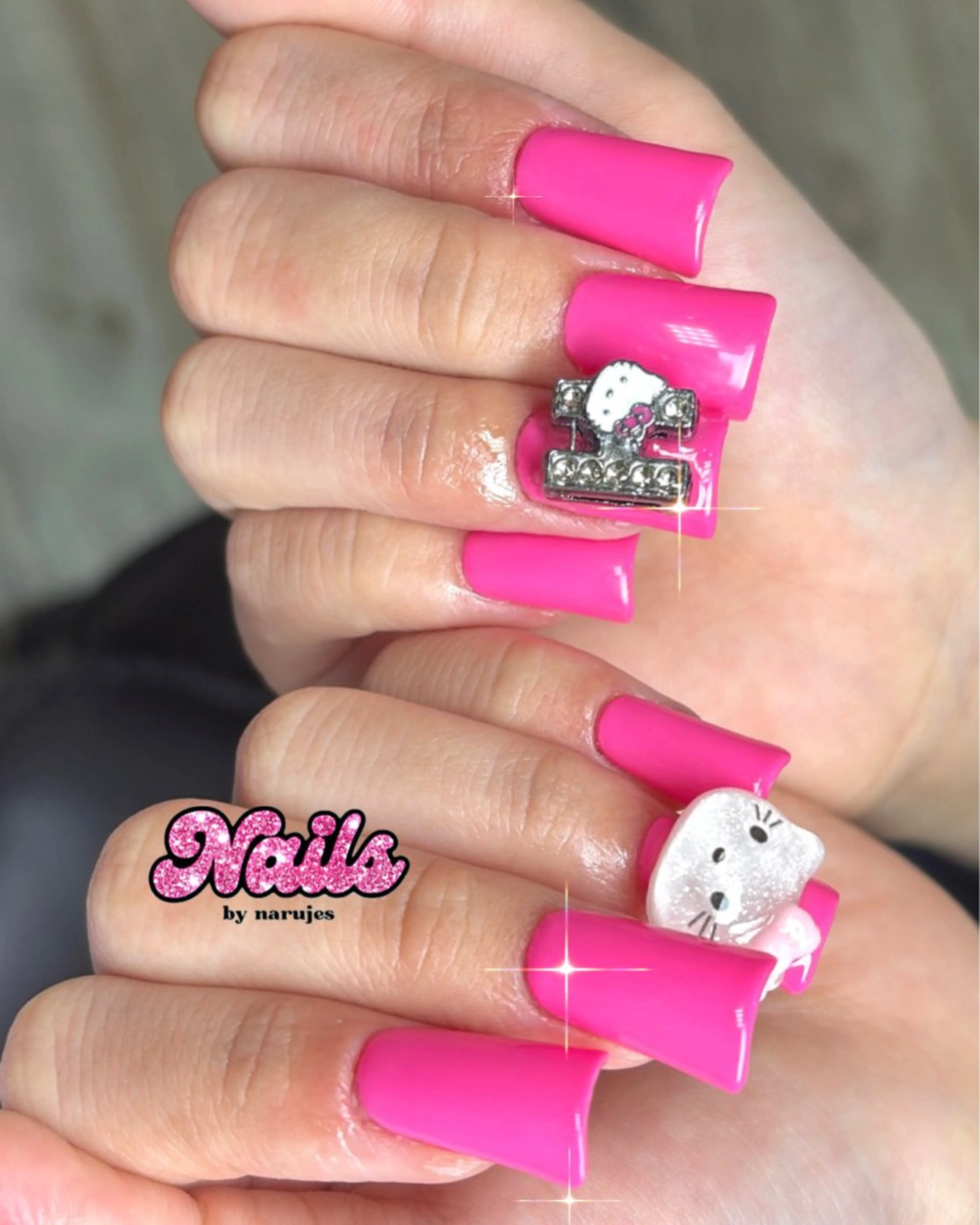 ネイル ギャルネイル🧸💖 narujesのネイルデザイン