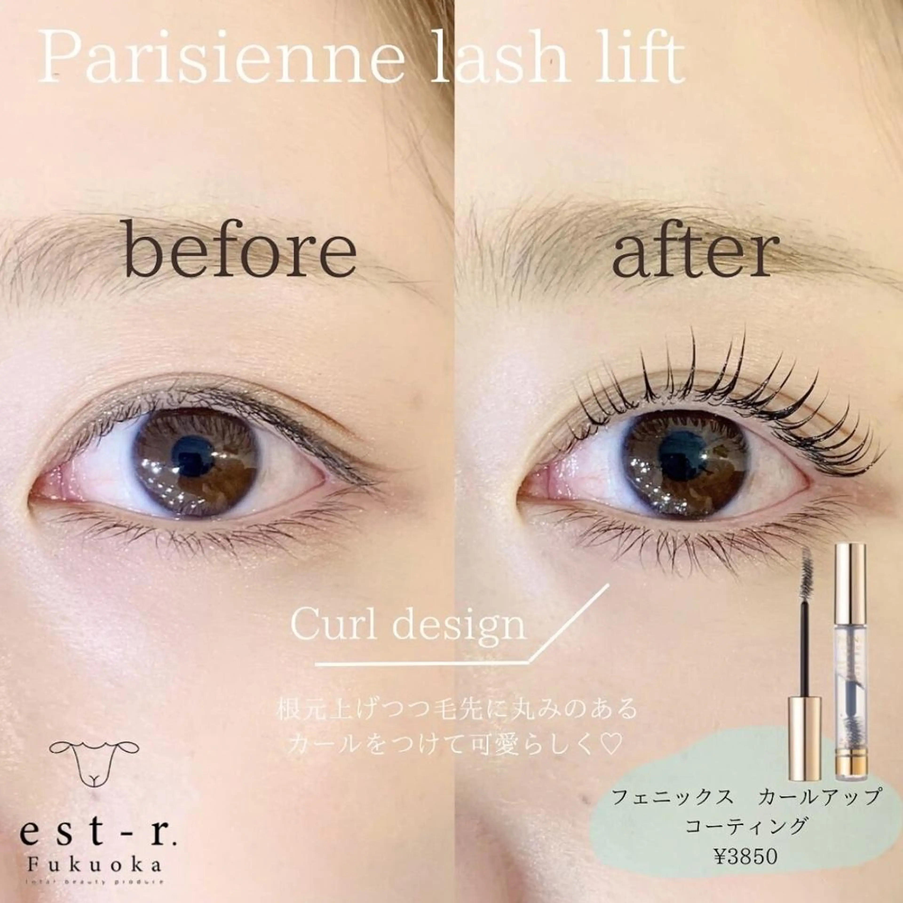 □パリジェンヌラッシュリフト（WケアTR込）(90分)の写真