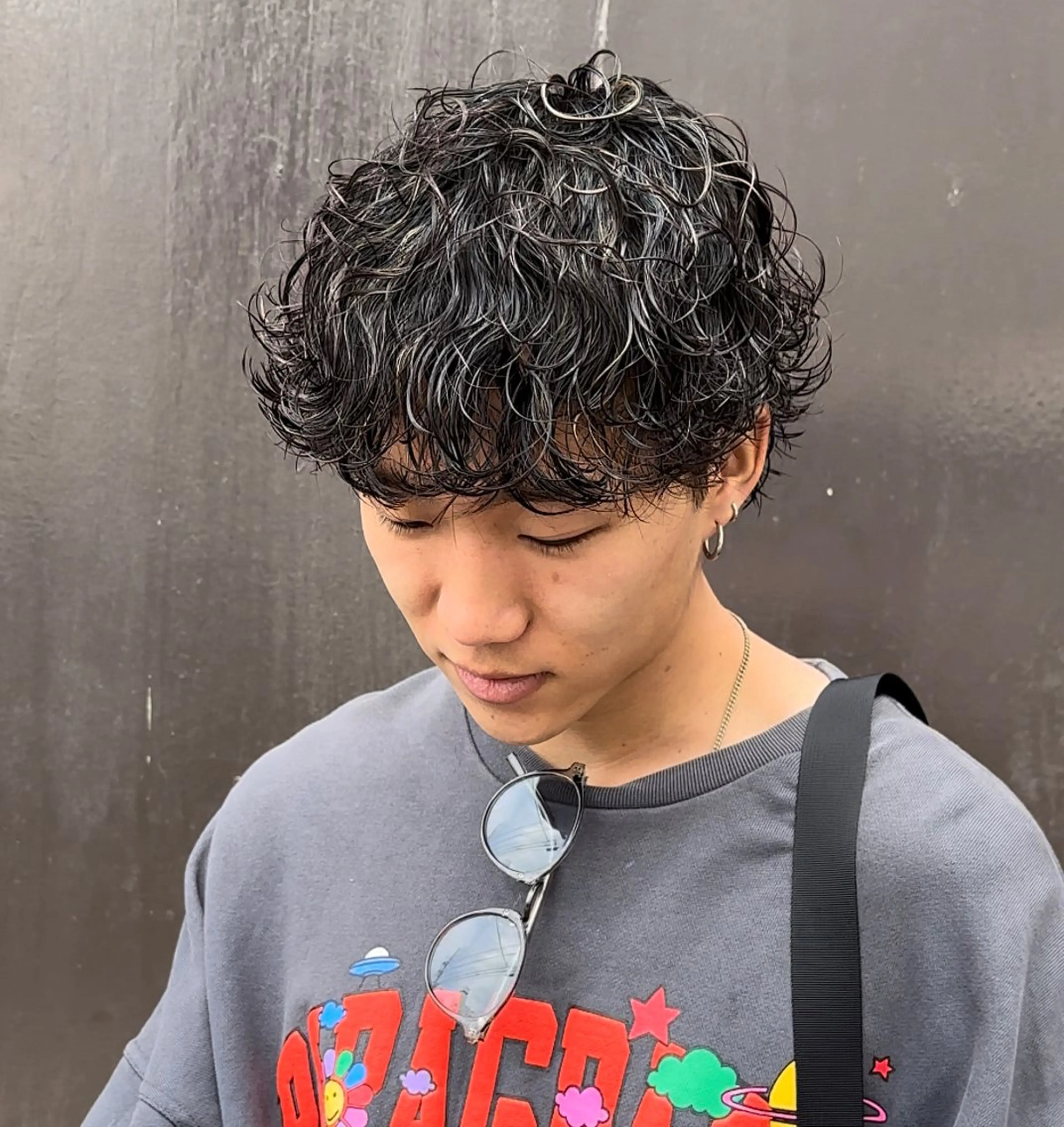 メンズ カット パーマ 🎖️似合わせメンズ パーマ🎖️カネキのヘアスタイル