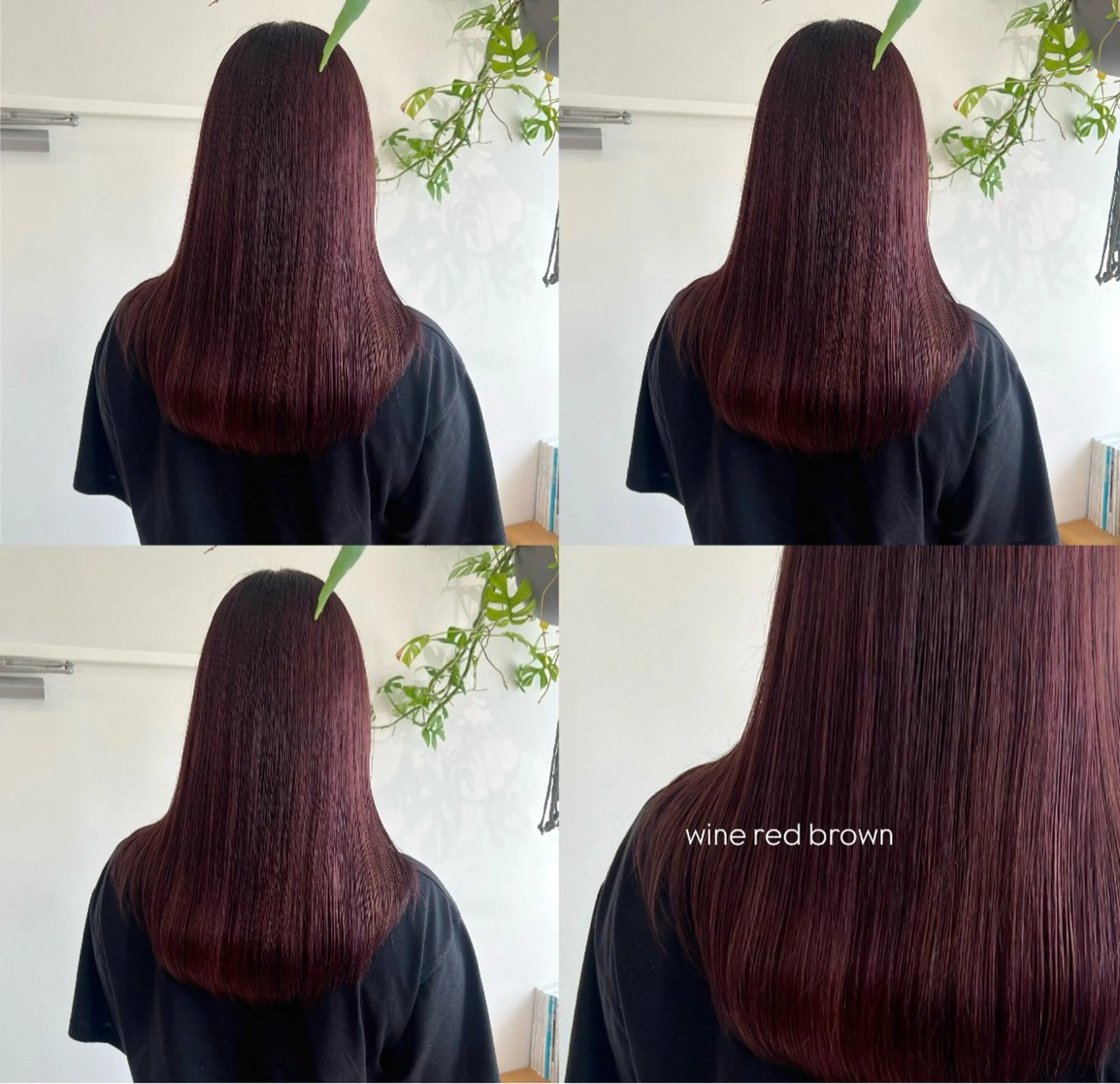 ロング カラー 溝曽路 優衣のヘアスタイル