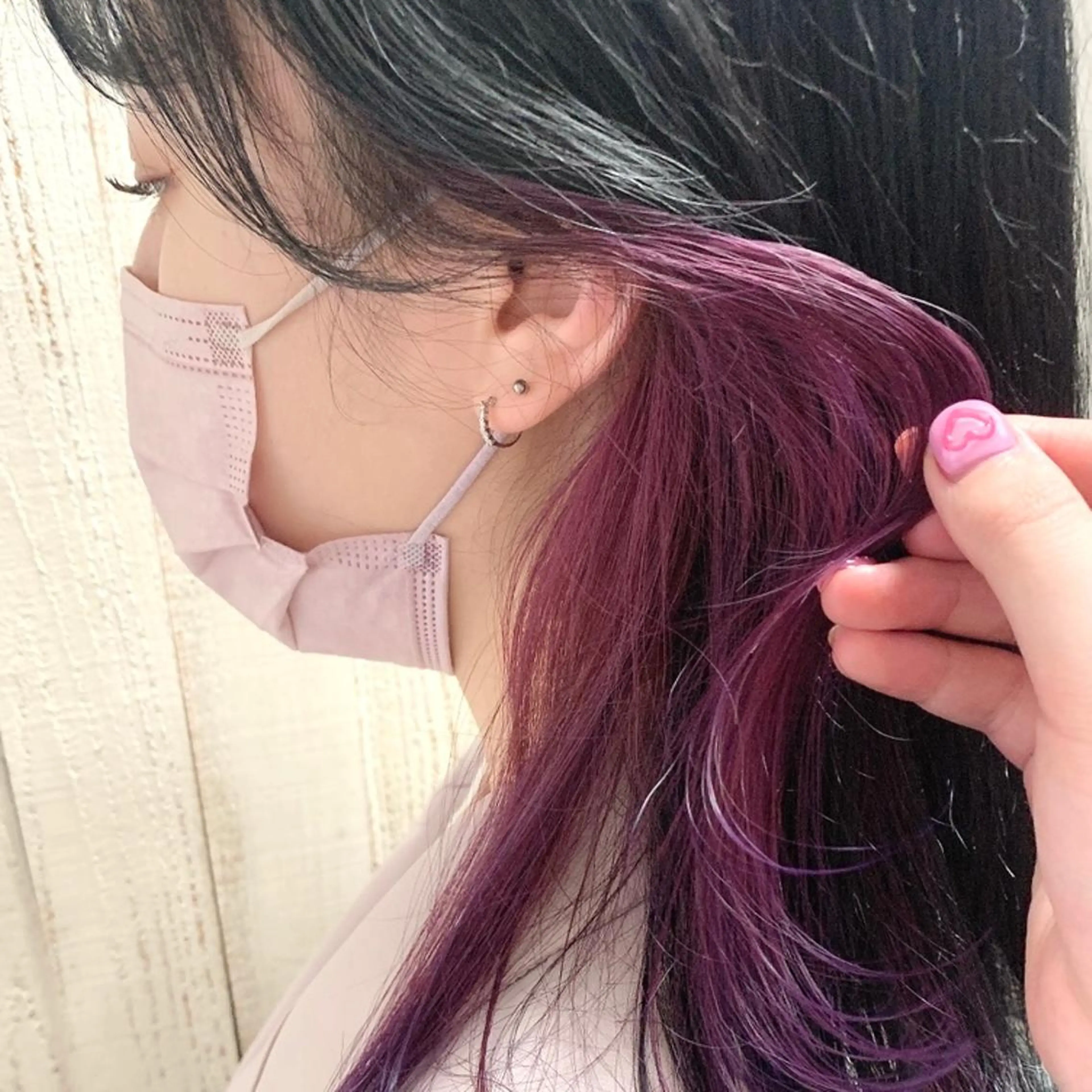 ミディアム カラー ヘアアレンジ JYUNESU表参道所属・韓国ヘア🇰🇷🎀 透明感カラーのヘアスタイル