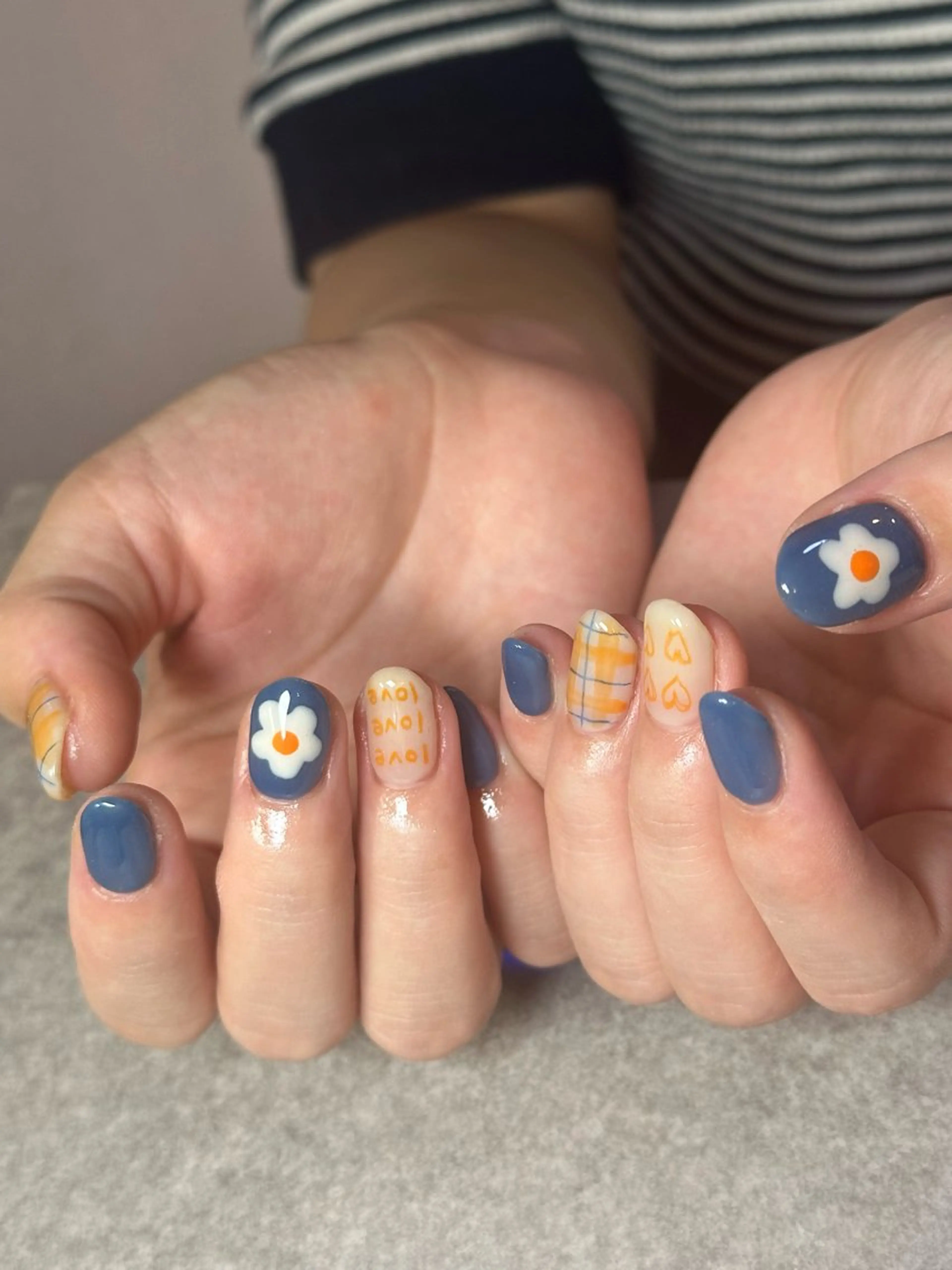 ネイル ハンドネイル elu船橋 SAKURAのネイルデザイン