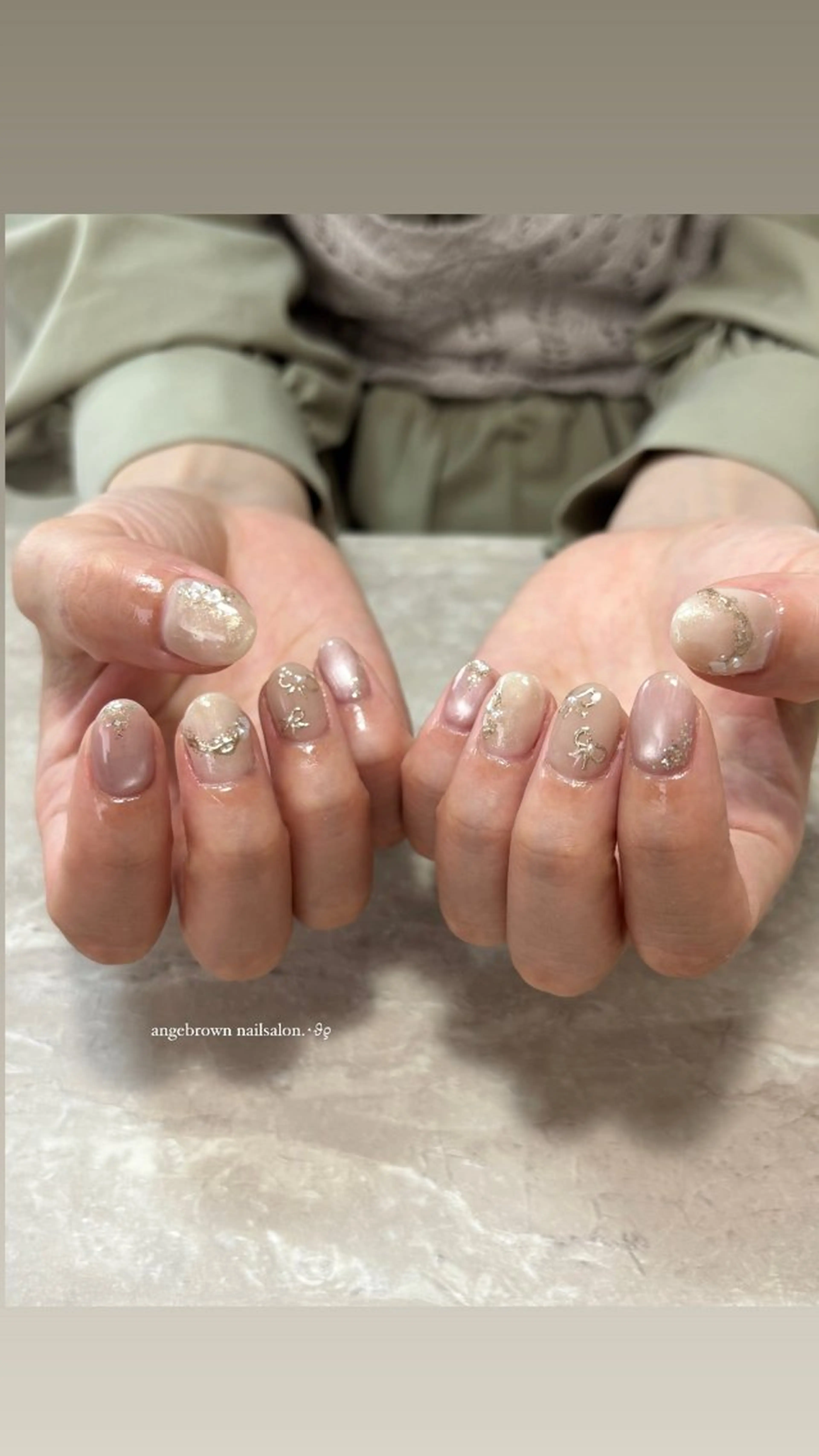 ネイル ハンドネイル ange brownのネイルデザイン