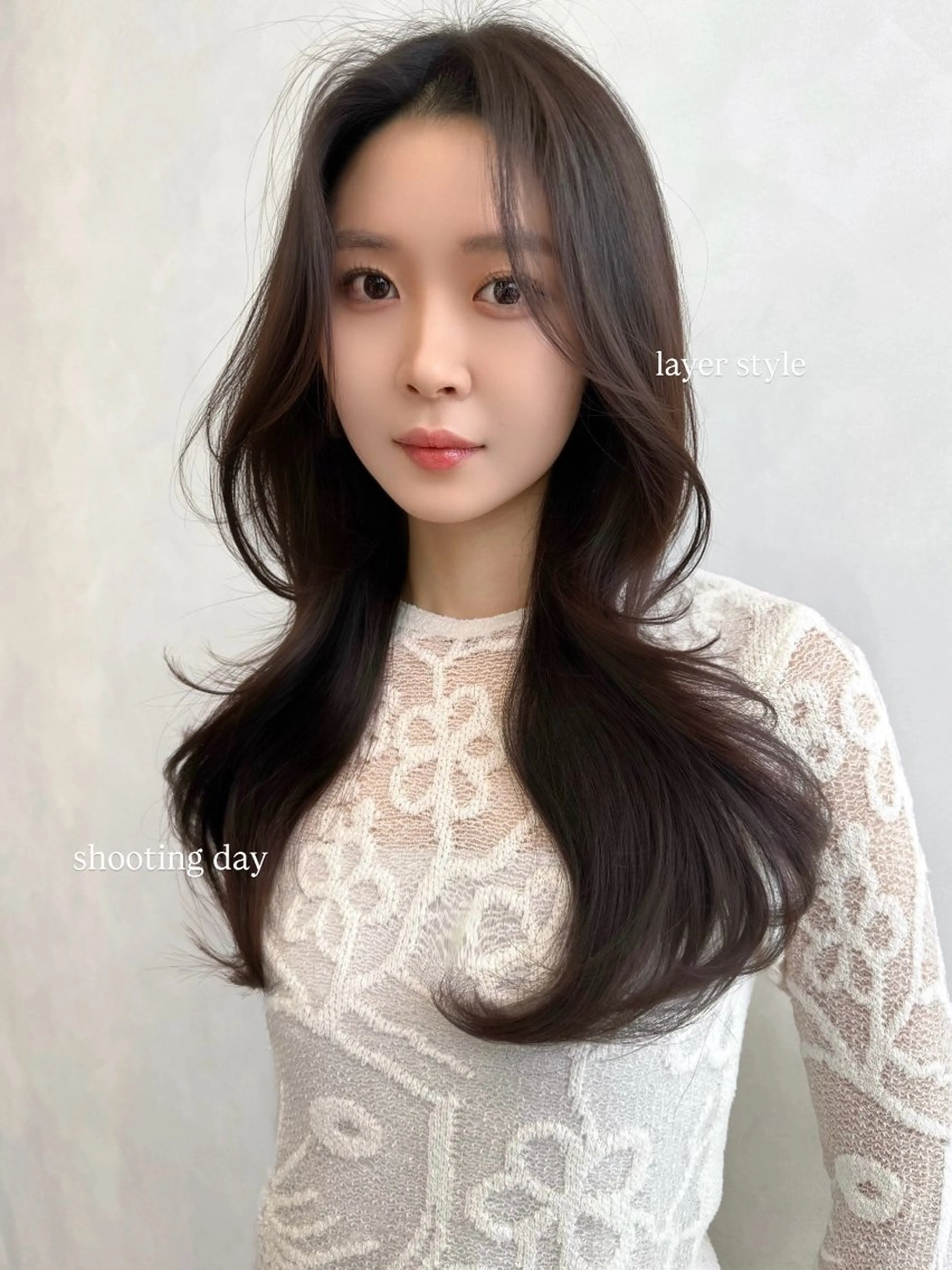 【🩰結んでも可愛い🩰】顔周りカット＋艶感カラー＋TR+ヘッドマッサージの写真