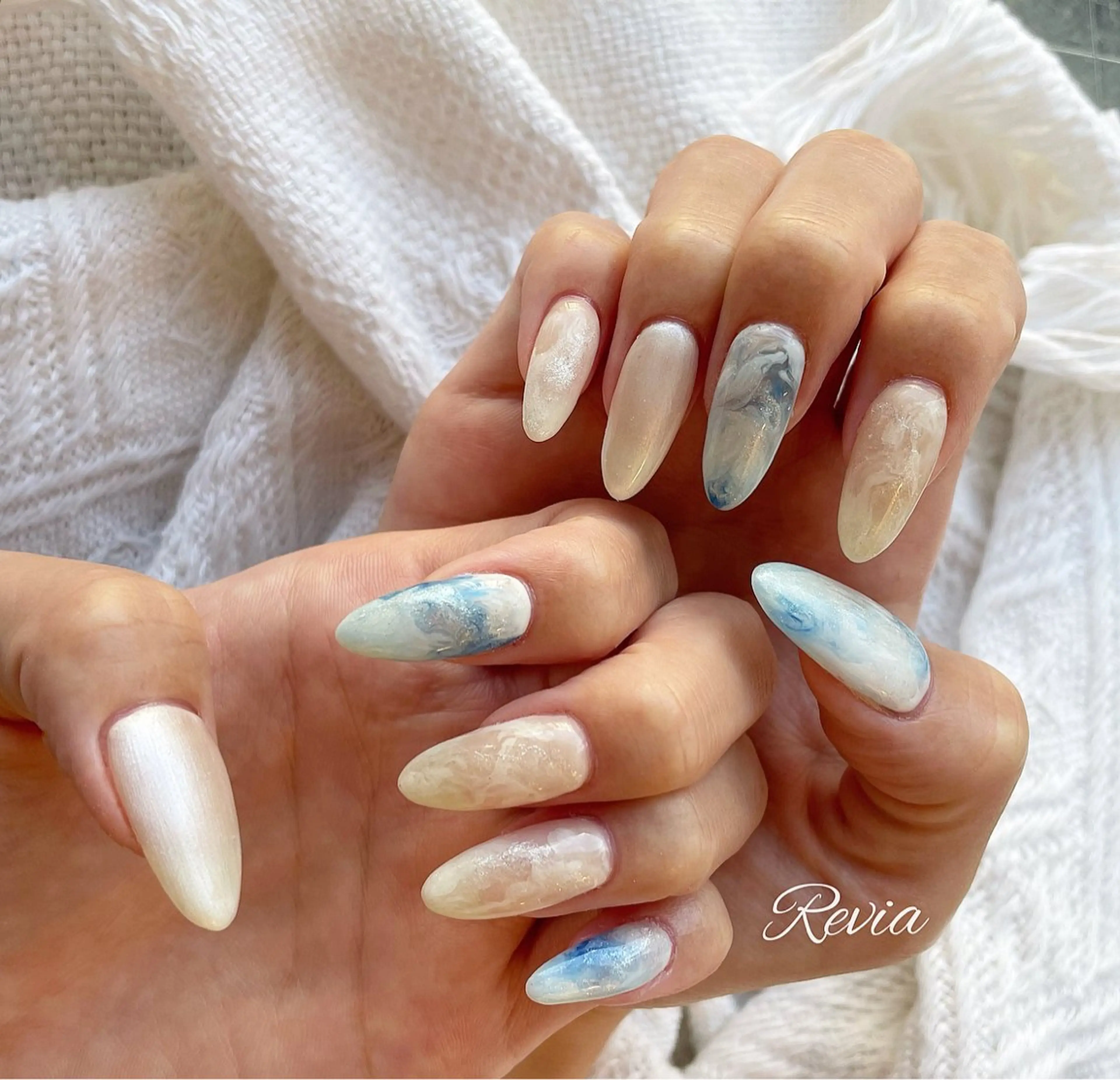 ネイル ハンドネイル revia所属・ERI Nailistのネイルデザイン