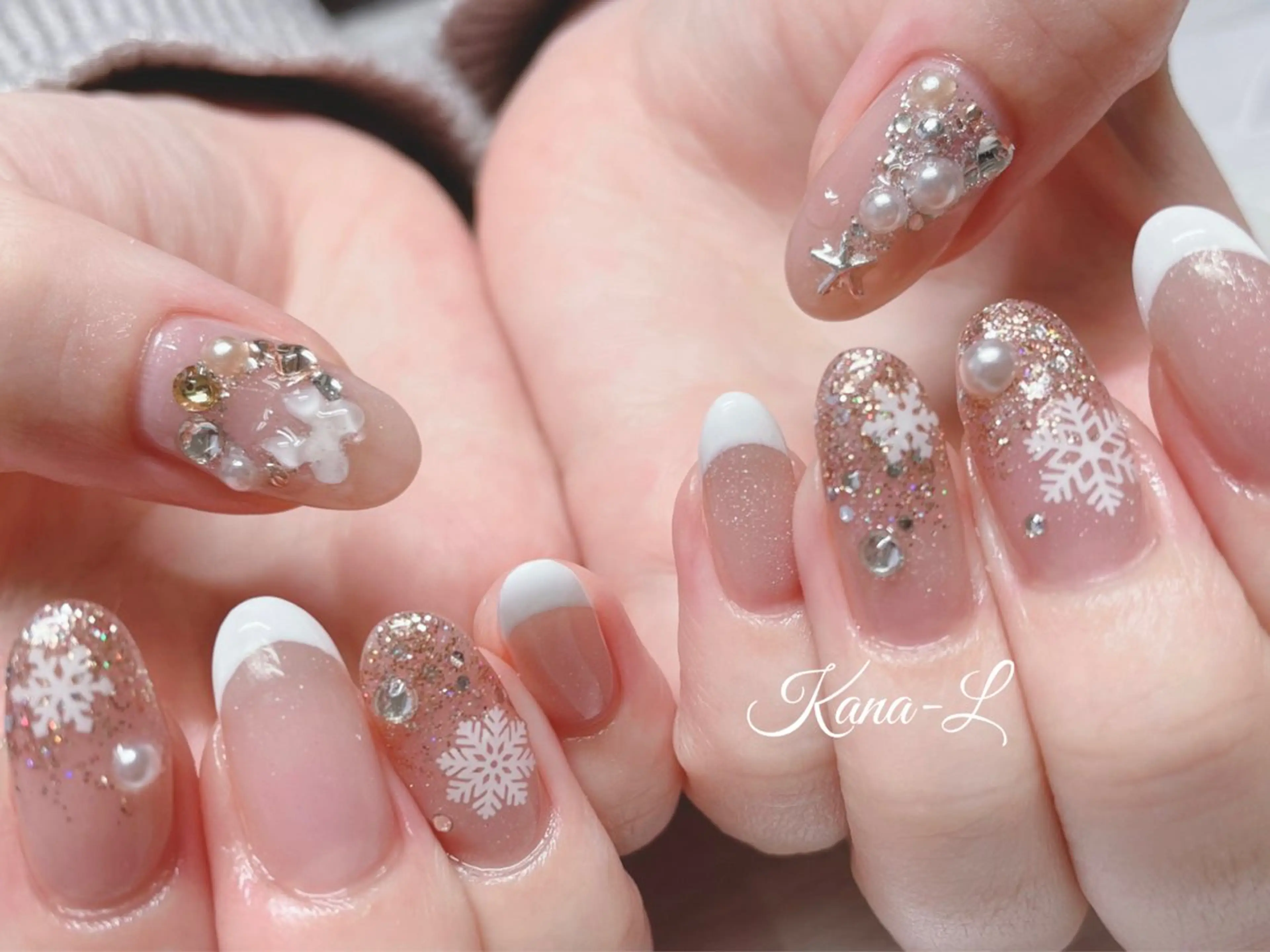 ネイル ジェルネイル パラジェル 芦辺 香奈のネイルデザイン