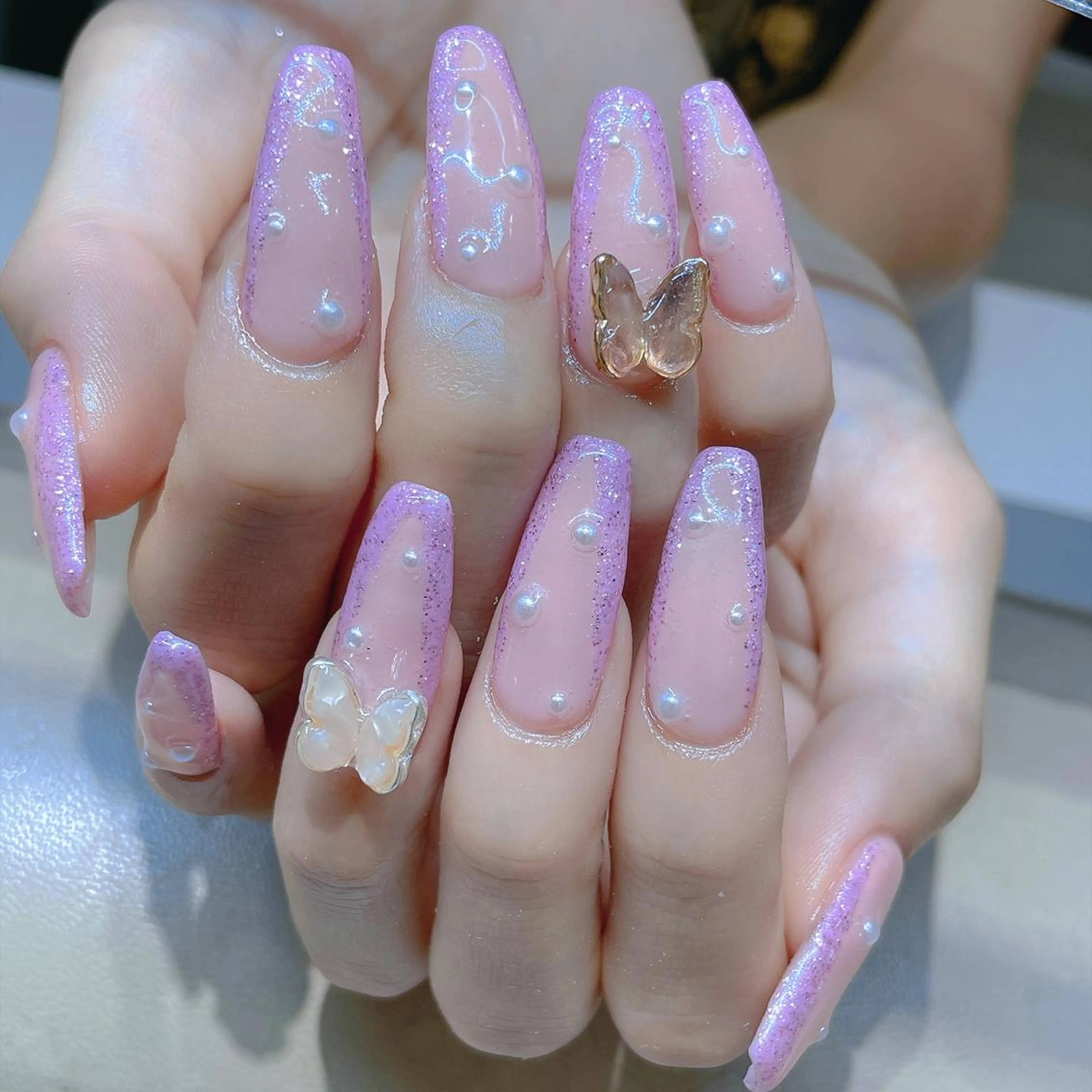 ネイル 長さだし専門店 M2　rikaのネイルデザイン