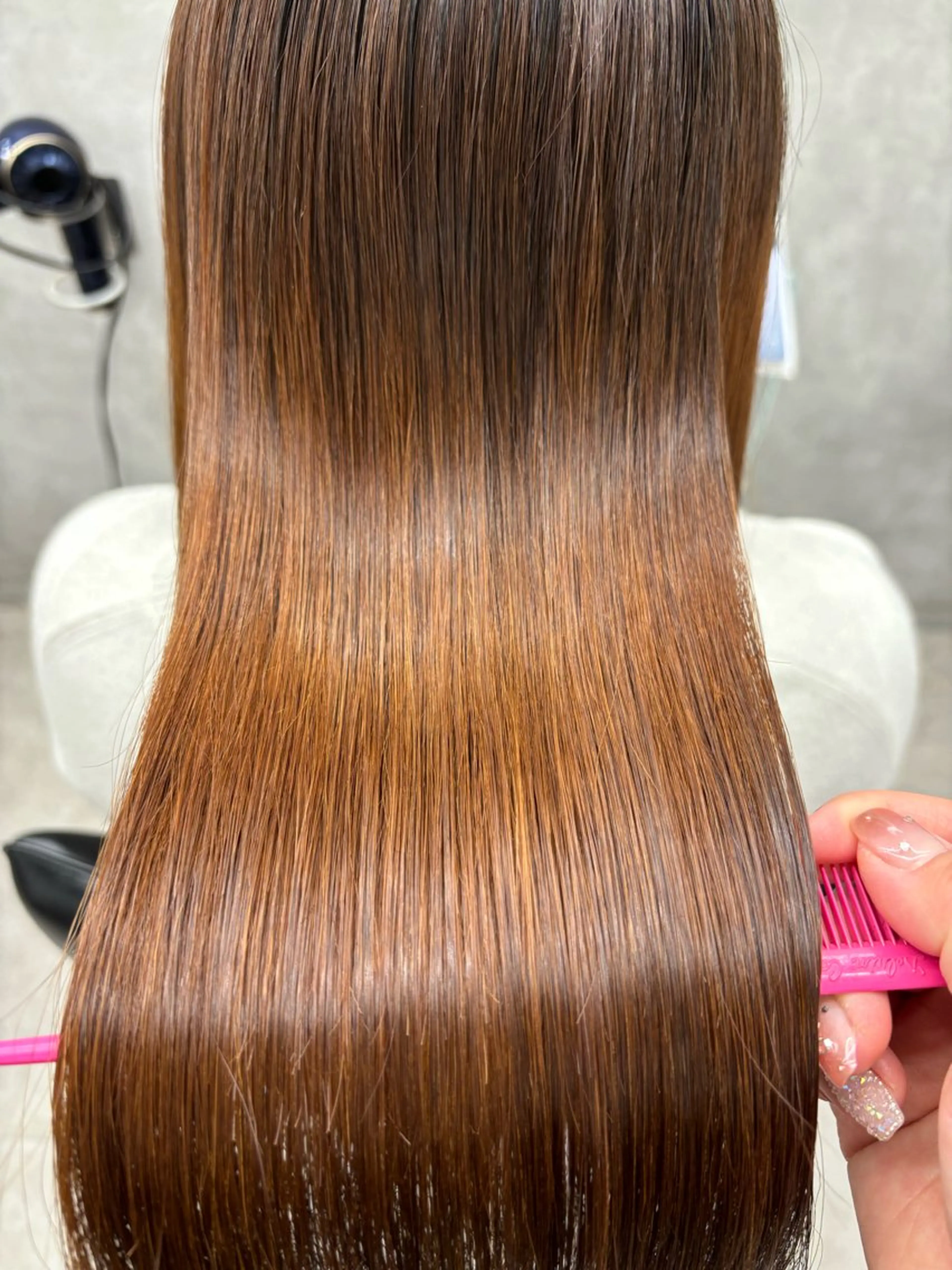 ロング カラー 髪質改善 縮毛矯正 トリートメント 巻ける縮毛矯正🌸 勝倉　麗のヘアスタイル