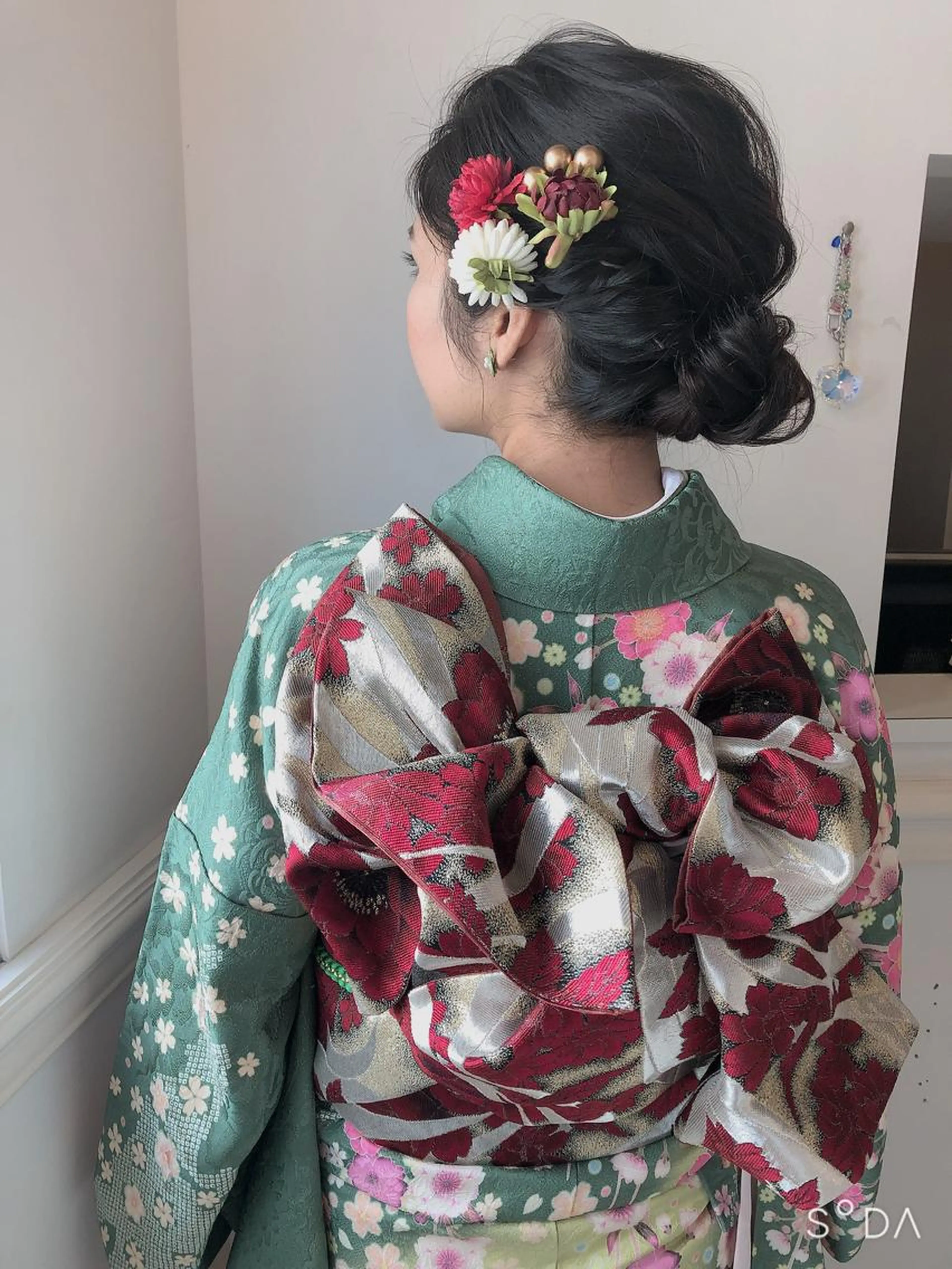 振袖着付+ヘアセット8時〜9時の写真