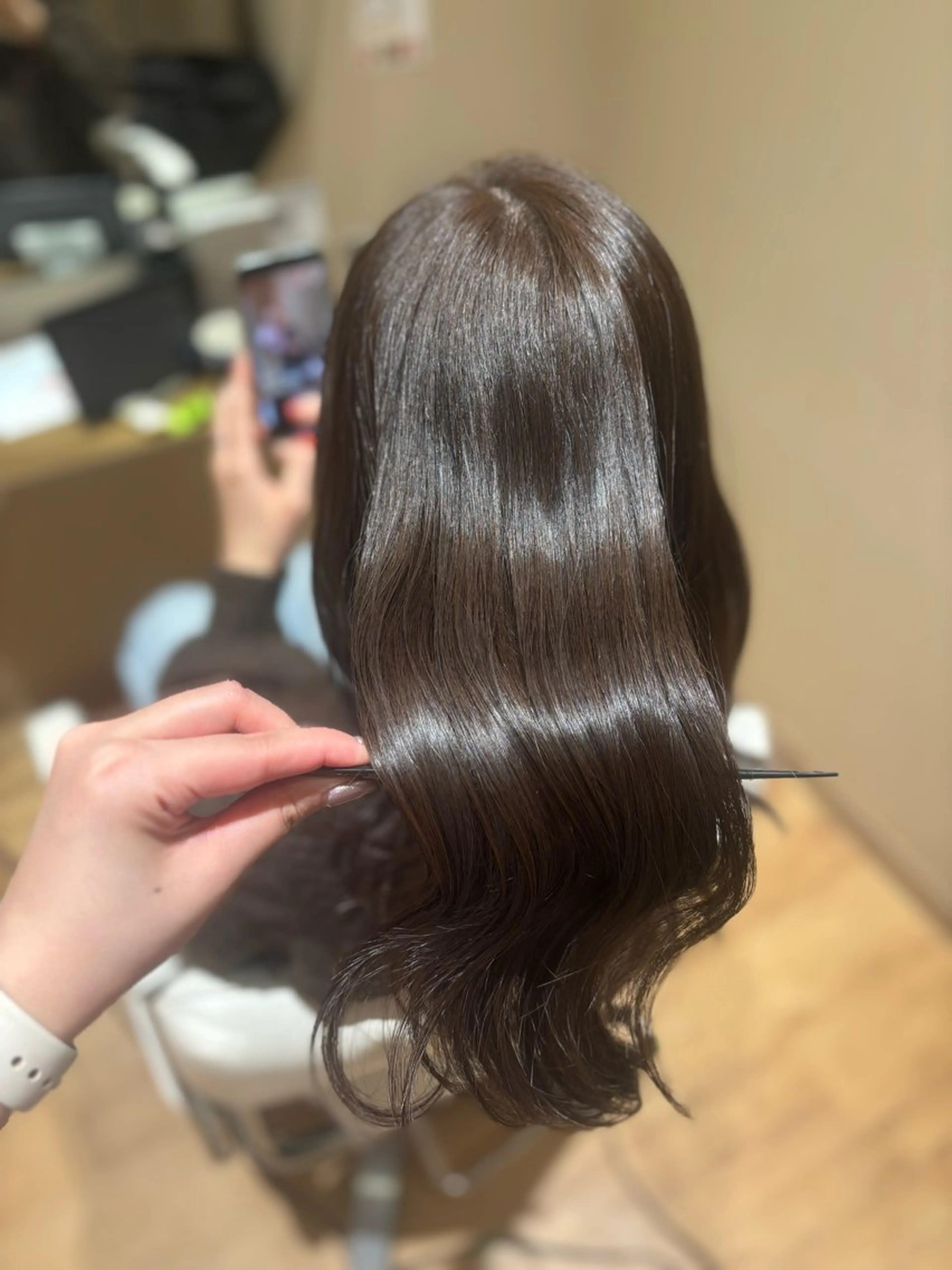ロング ヘアカラー トリートメント 中島 愛佳🐣のヘアスタイル
