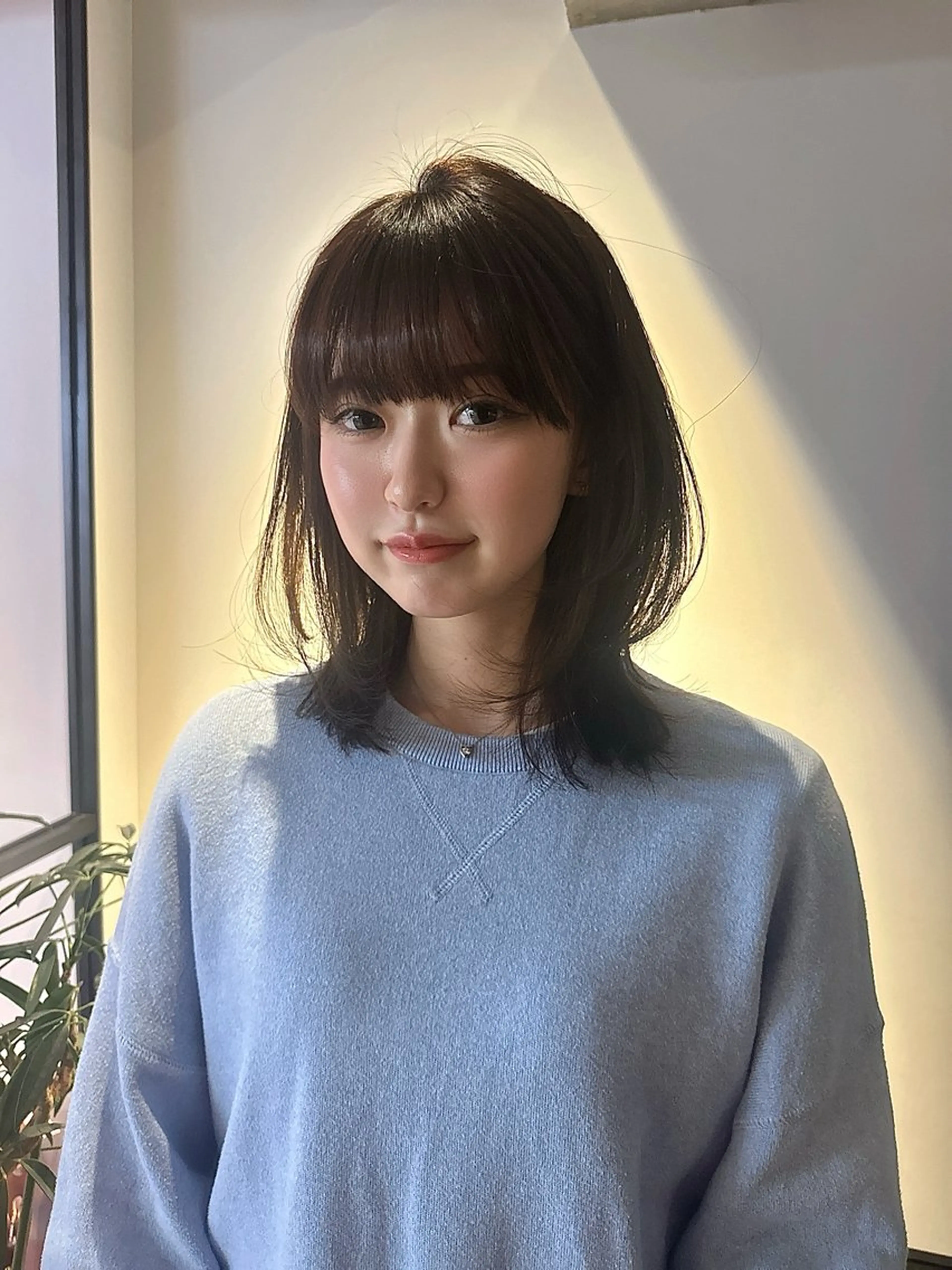 ミディアム aco ohnoのヘアスタイル
